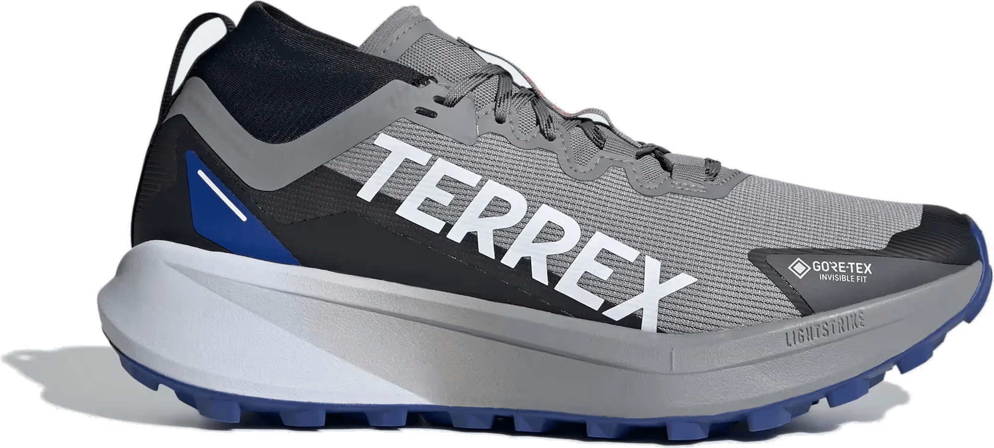 adidas Terrex Agravic Gore-Tex Trail Charcoal Solid Grey Semi Impact Orange Semi Lucid Blue
