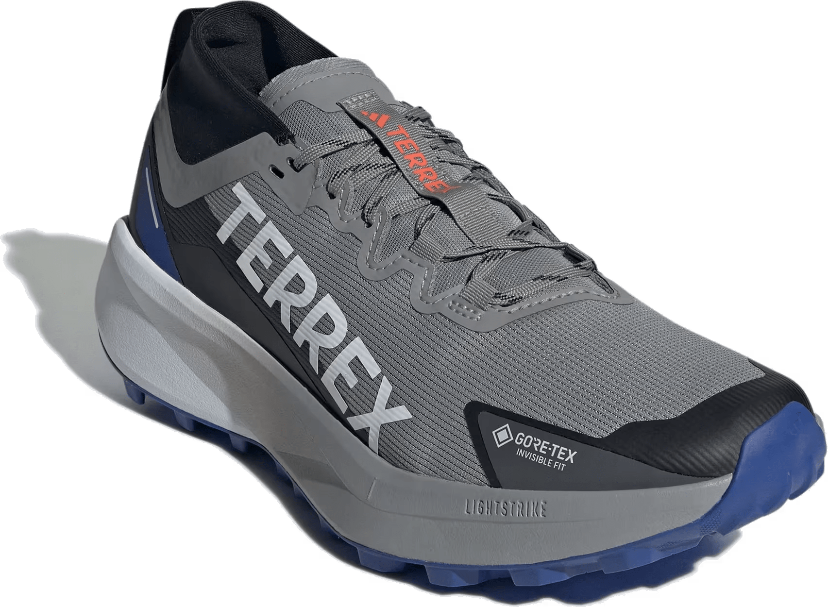 adidas Terrex Agravic Gore-Tex Trail Charcoal Solid Grey Semi Impact Orange Semi Lucid Blue