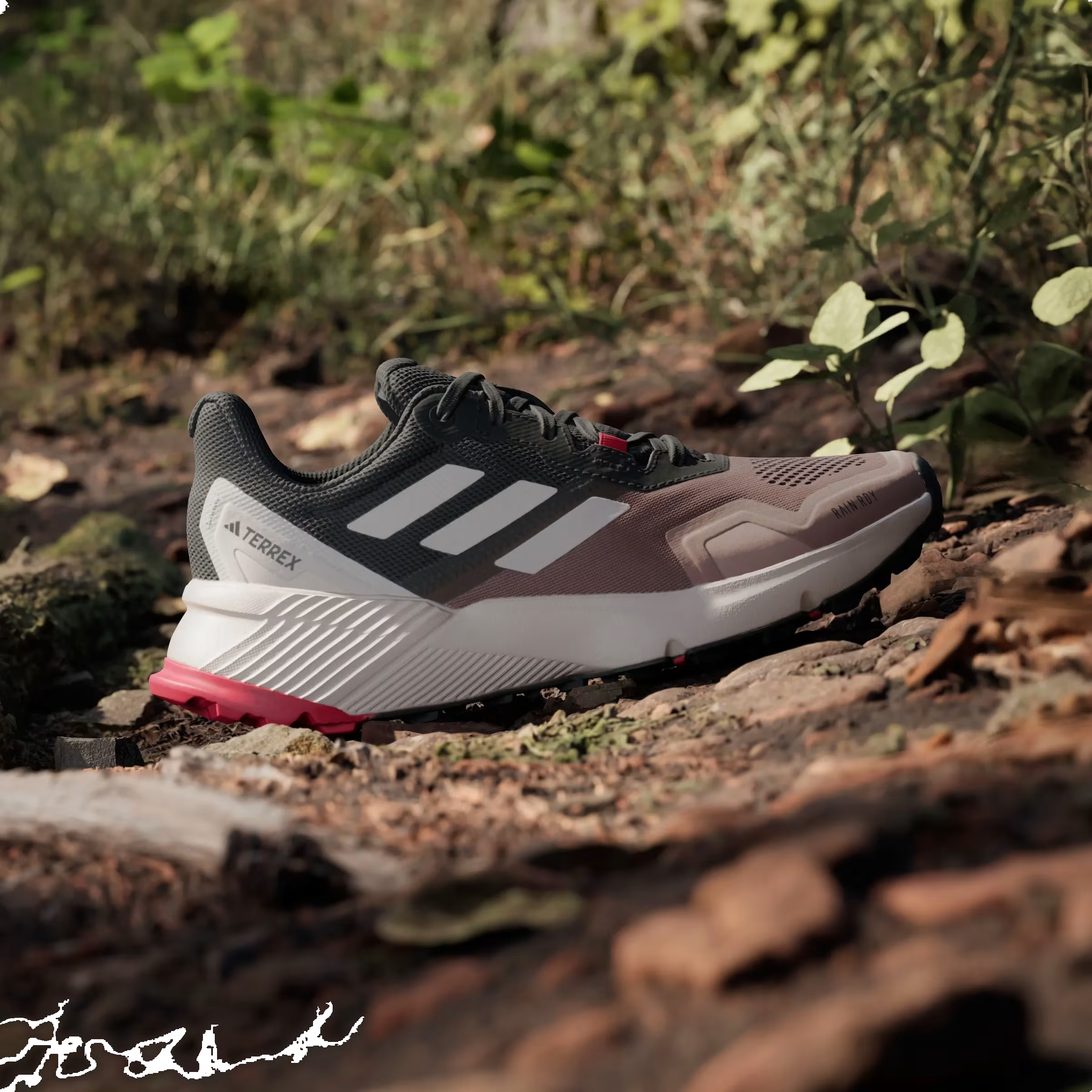 adidas Terrex Soulstride Rain.RDY Trail Warm Clay Putty Mauve Pure Ruby (Women's)