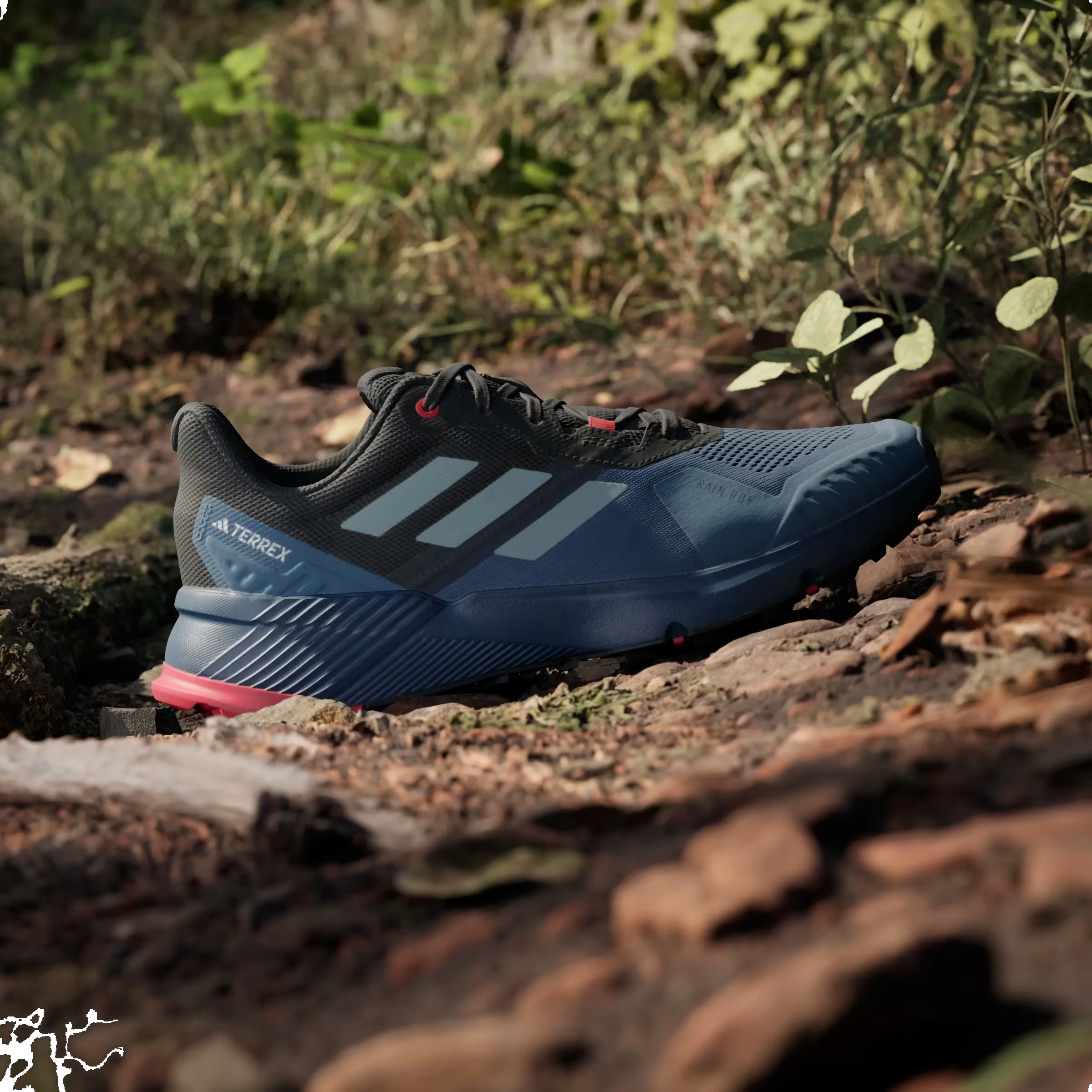 adidas Terrex Soulstride Rain.RDY Trail Wonder Steel Magic Grey Pure Ruby