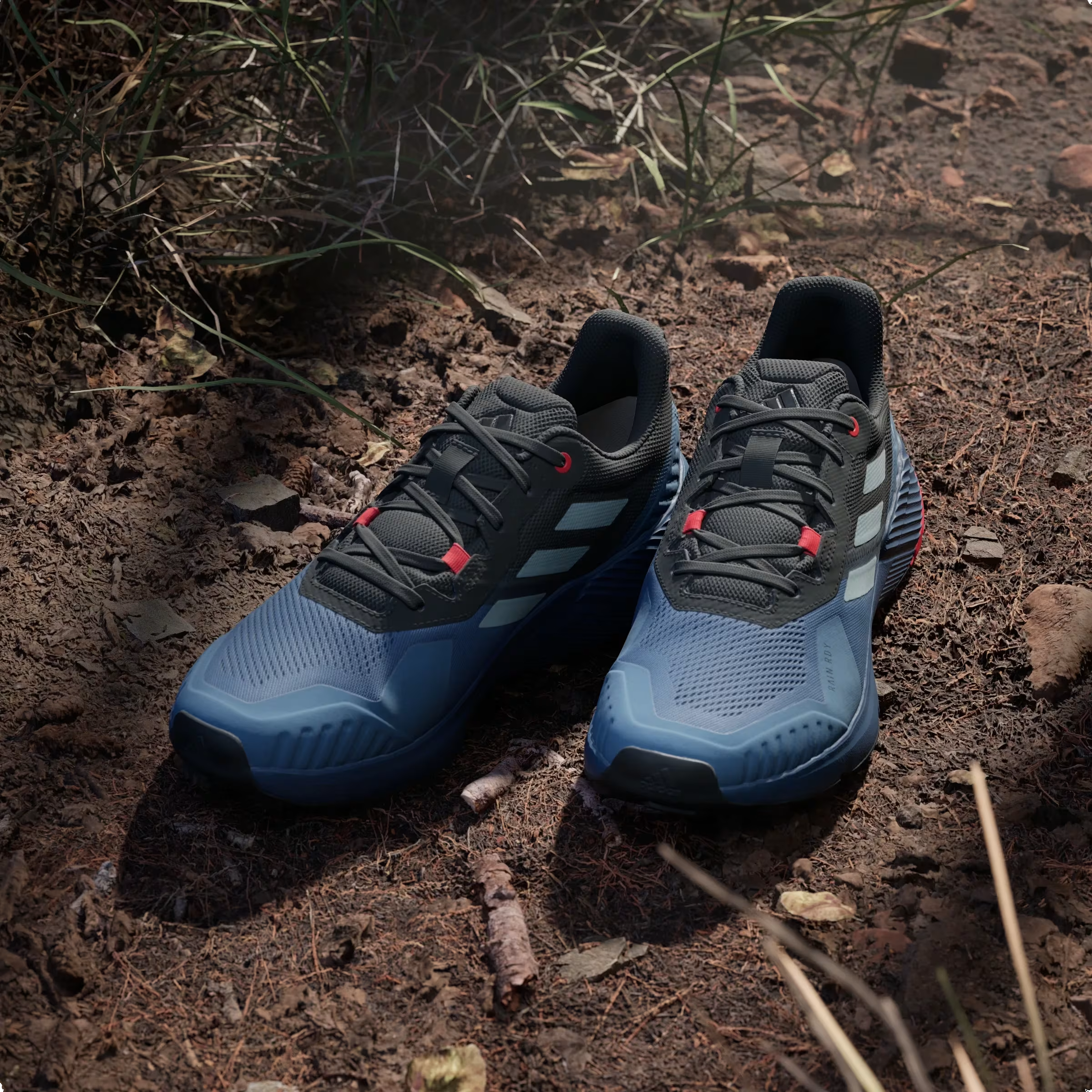 adidas Terrex Soulstride Rain.RDY Trail Wonder Steel Magic Grey Pure Ruby