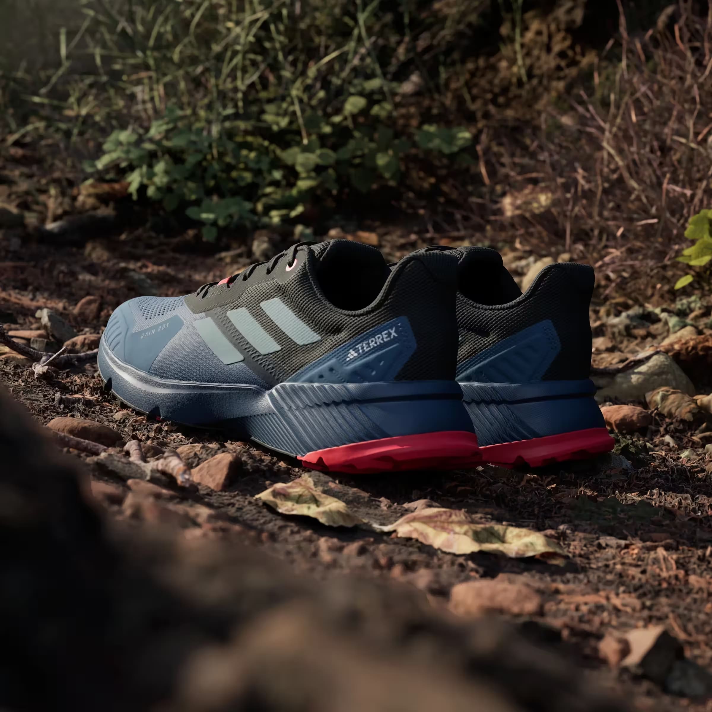 adidas Terrex Soulstride Rain.RDY Trail Wonder Steel Magic Grey Pure Ruby