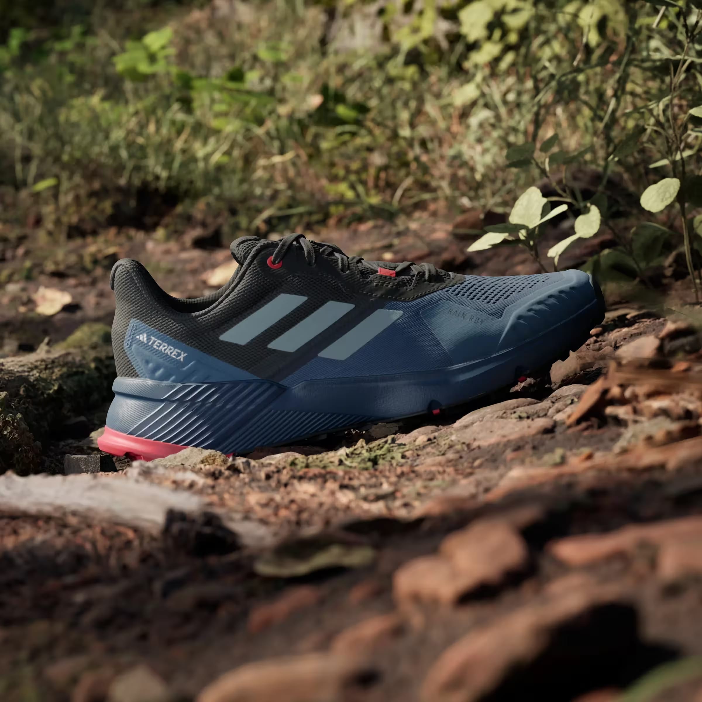 adidas Terrex Soulstride Rain.RDY Trail Wonder Steel Magic Grey Pure Ruby