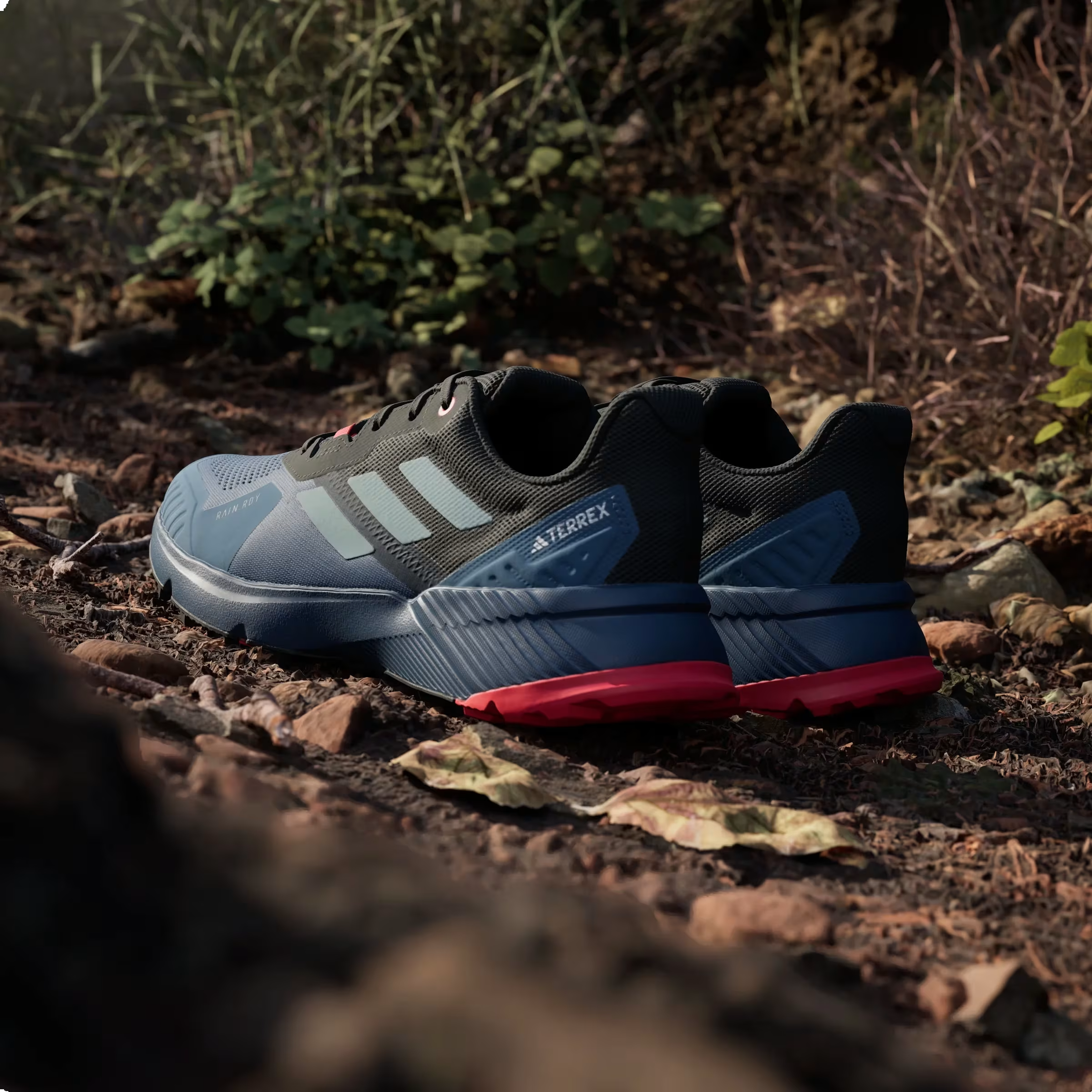 adidas Terrex Soulstride Rain.RDY Trail Wonder Steel Magic Grey Pure Ruby