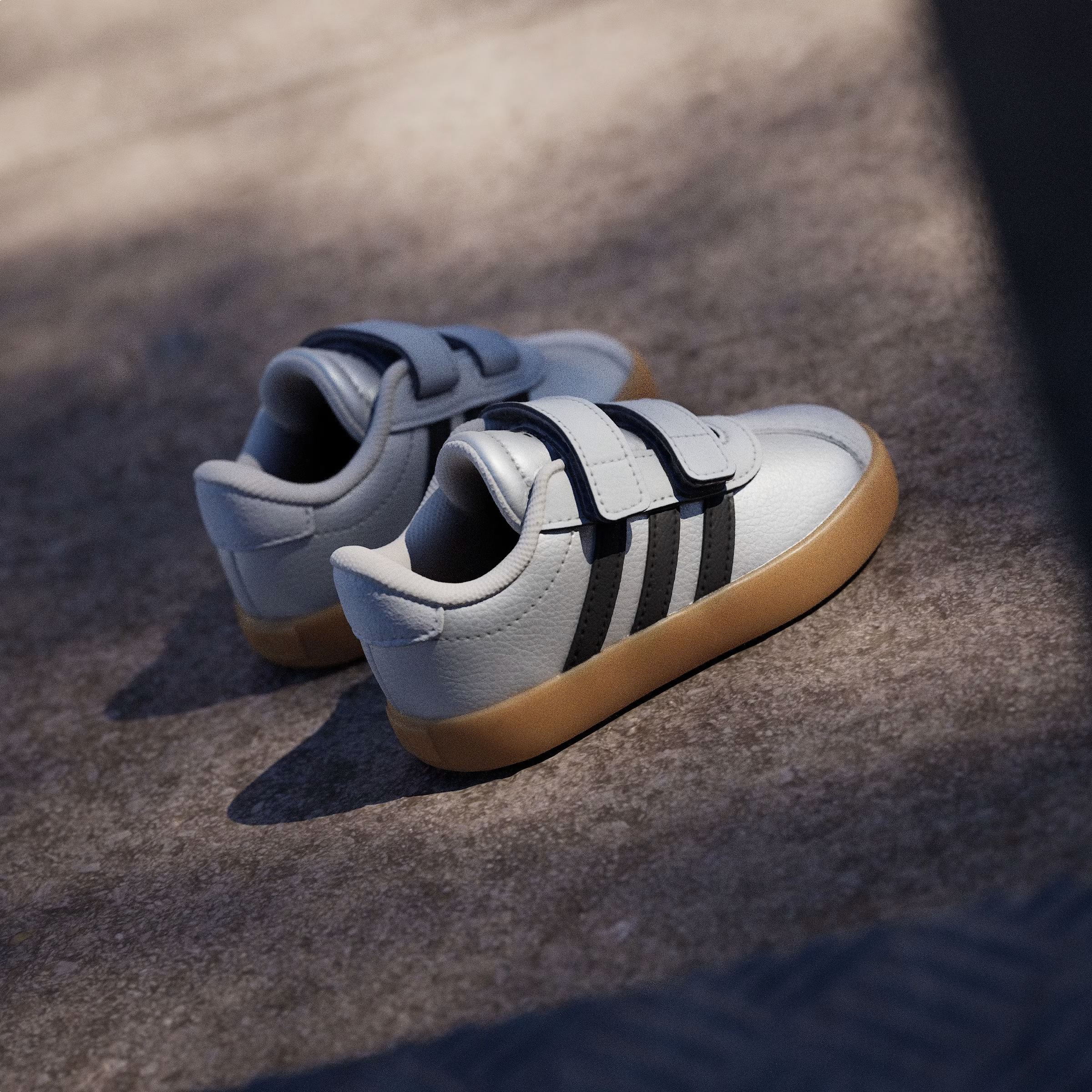 adidas VL Court 3.0 Silver Metallic Black Grey (TD)
