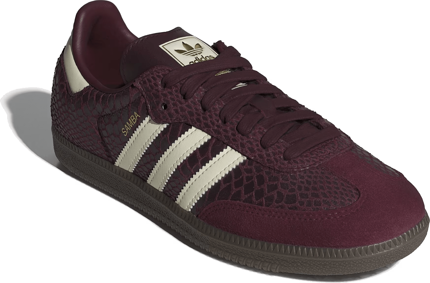 Adidas Samba OG Wmns "Maroon Snakeskin"