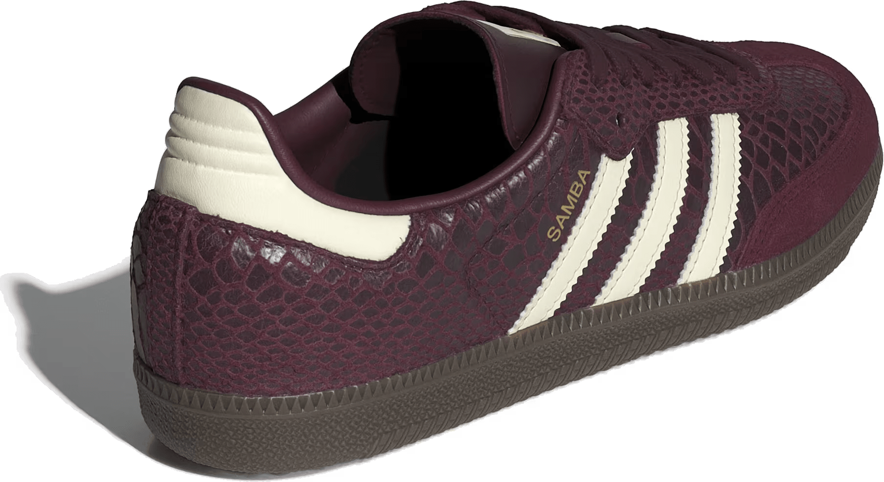Adidas Samba OG Wmns "Maroon Snakeskin"