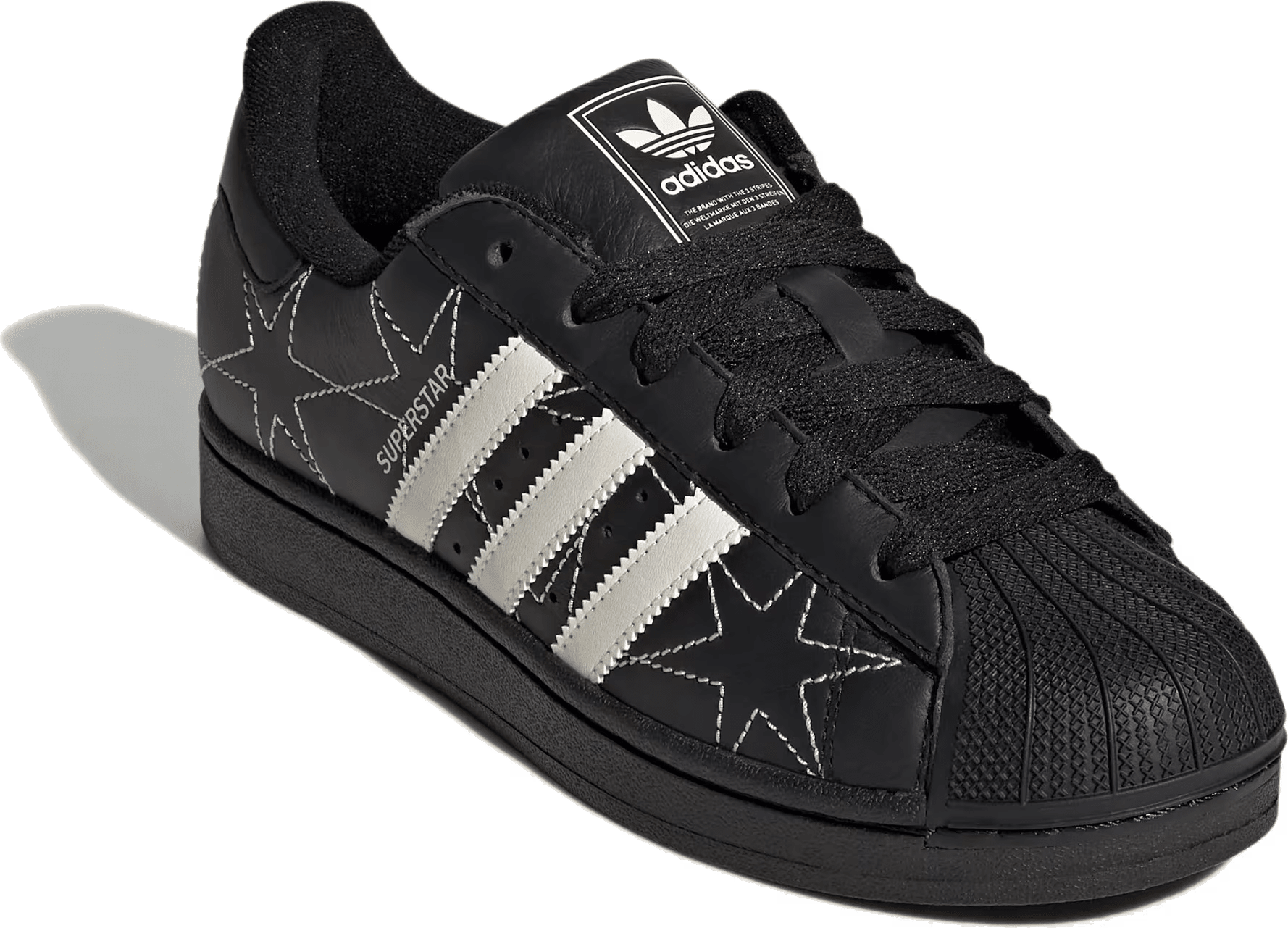 Adidas Superstar II Wmns "Black White Stars"