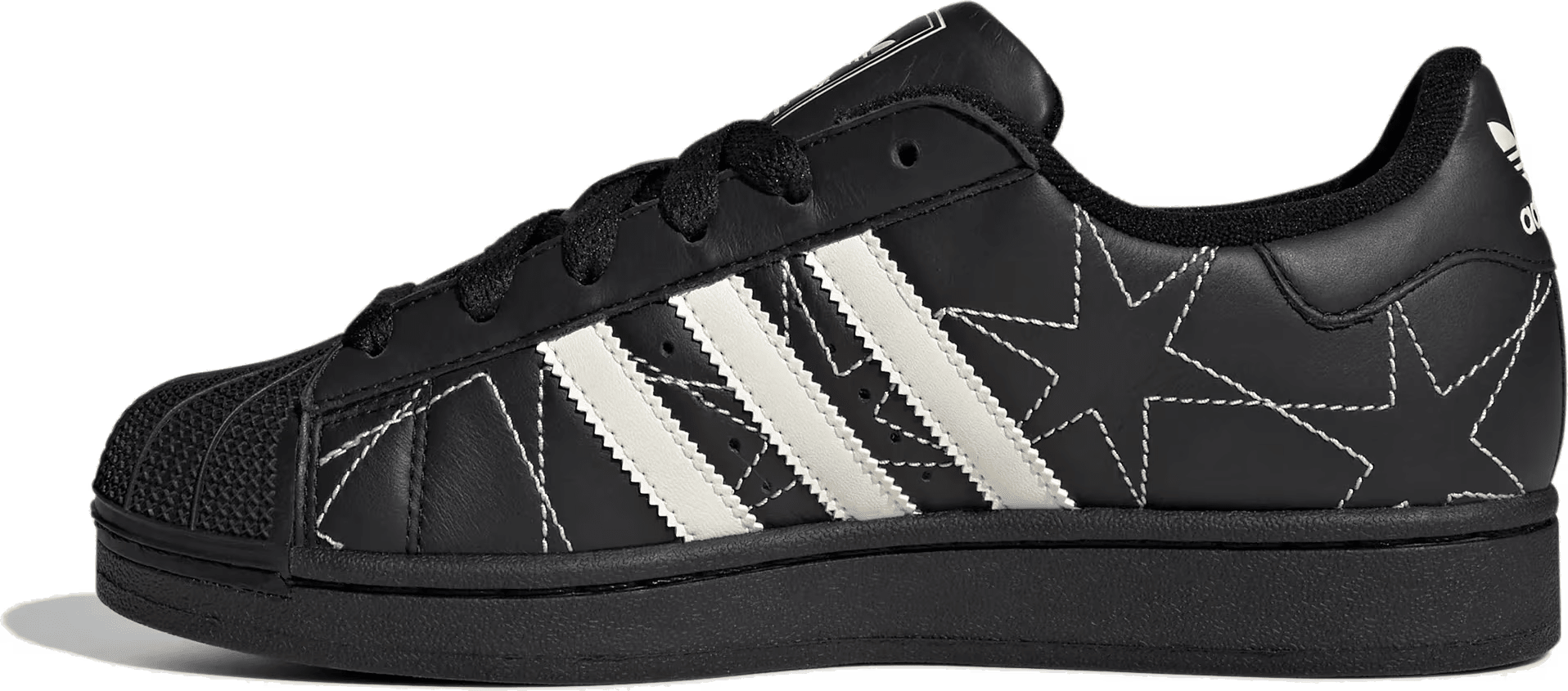 Adidas Superstar II Wmns "Black White Stars"