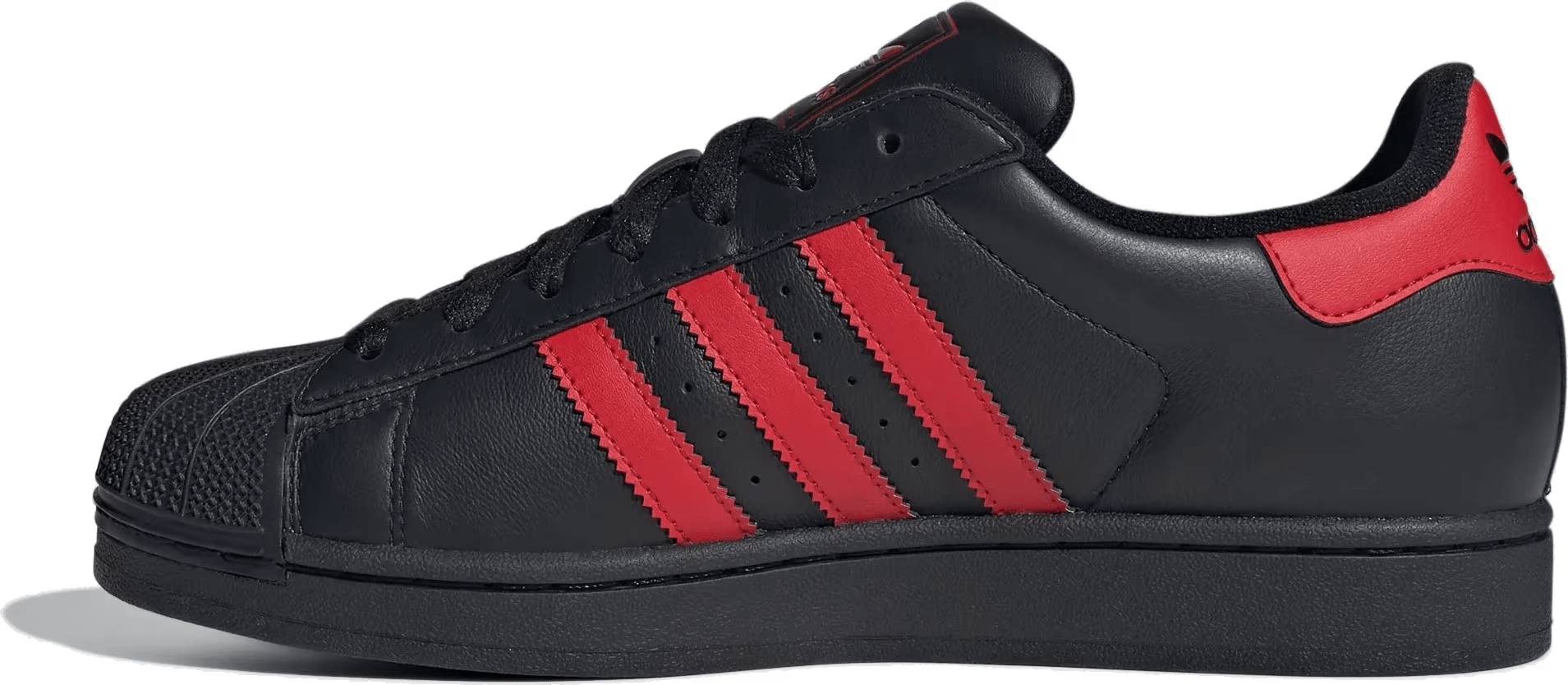 adidas Superstar II Black Scarlet