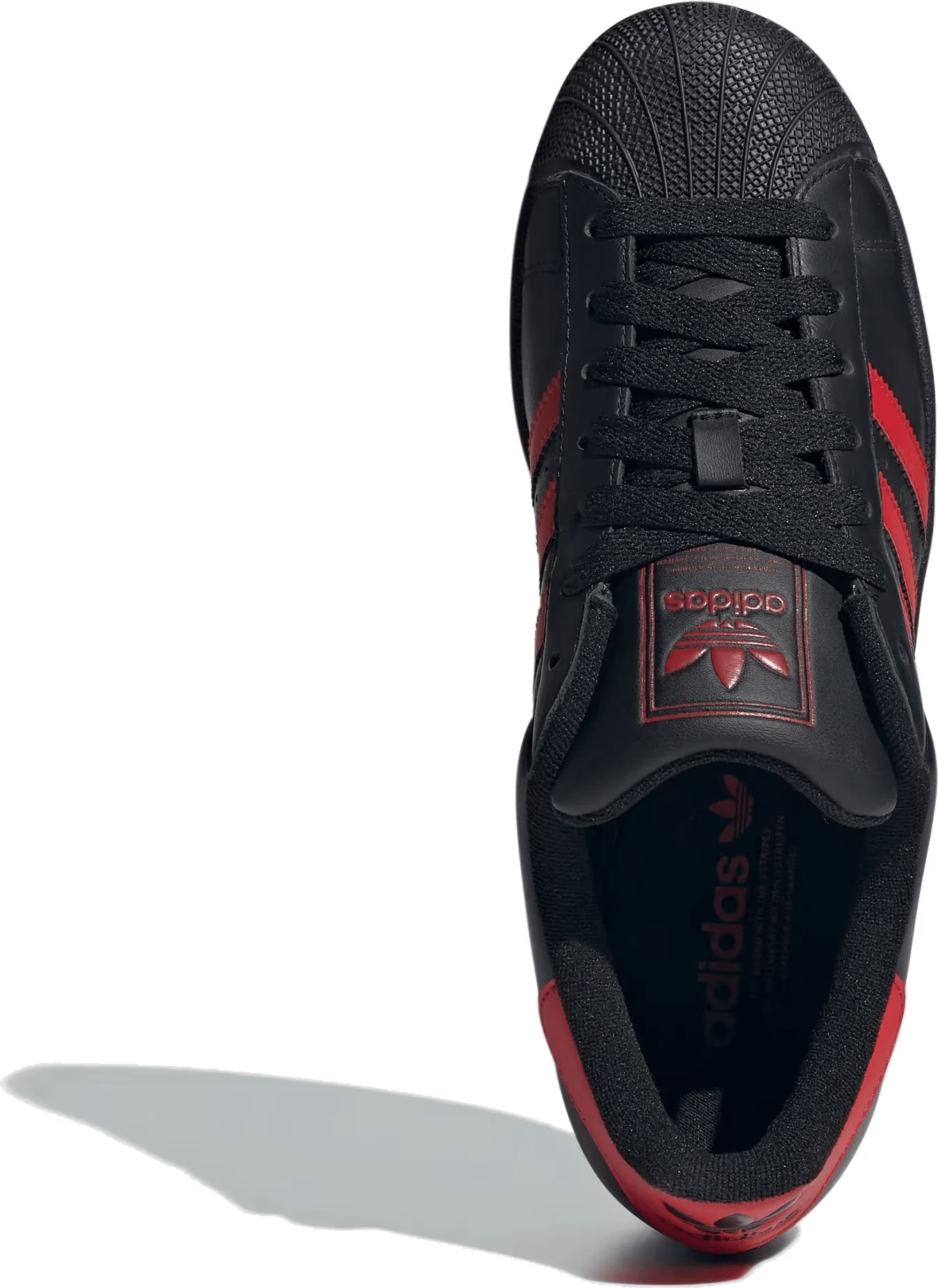 adidas Superstar II Black Scarlet