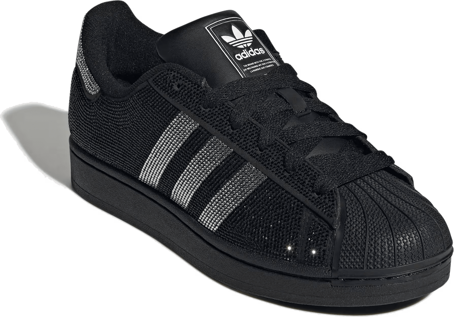 Adidas Superstar II "Rhinestone Black"