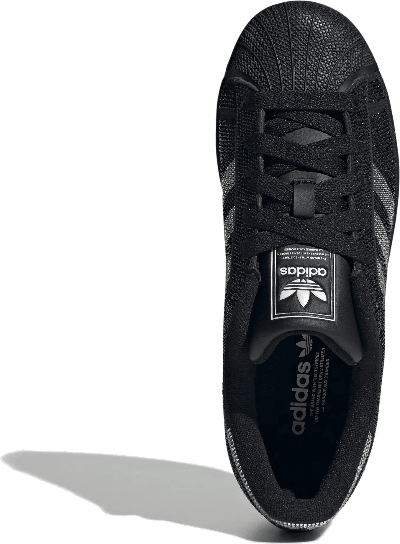 Adidas Superstar II "Rhinestone Black"