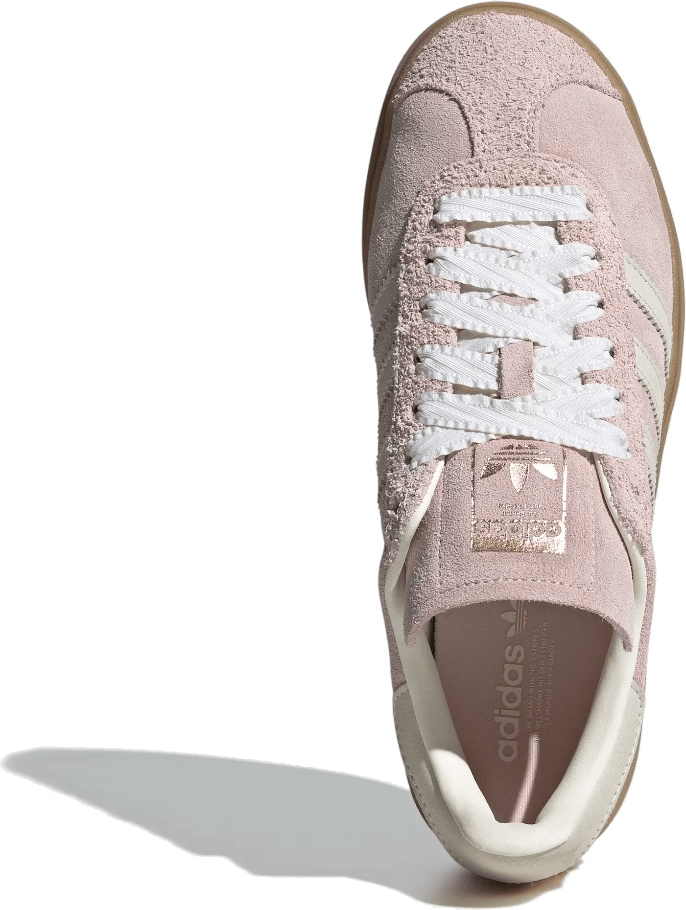 adidas Gazelle Bold "Sandy Pink Off White Copper Metallic"