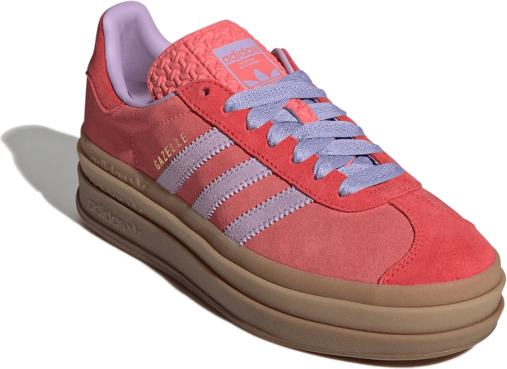 adidas Gazelle Bold Semi Flash Red Powder Plum (Women's)