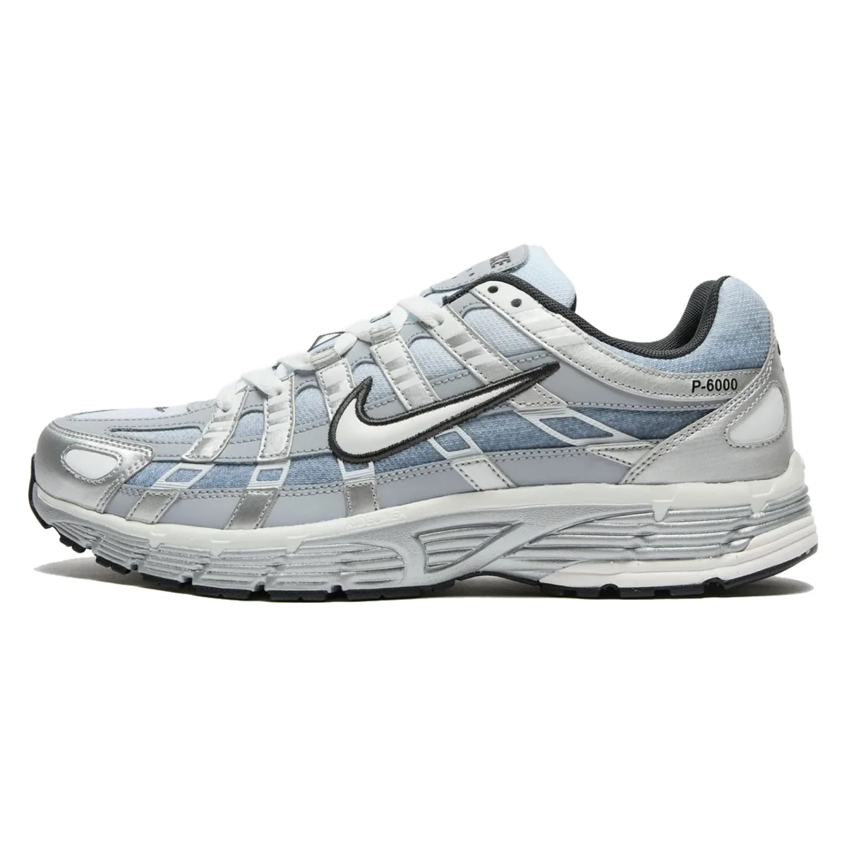 Nike P-6000 "Metallic Silver Summit White-Wolf Grey"