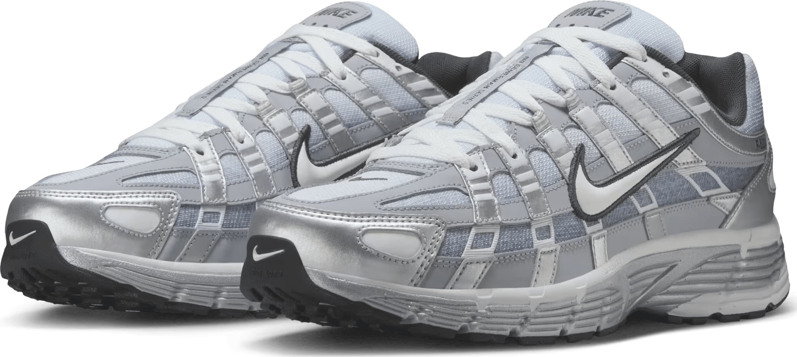 Nike P-6000 "Metallic Silver Summit White-Wolf Grey"