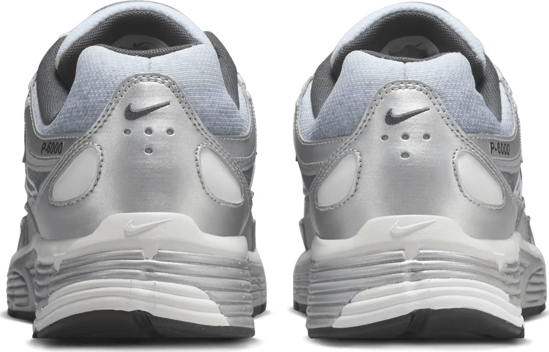 Nike P-6000 "Metallic Silver Summit White-Wolf Grey"