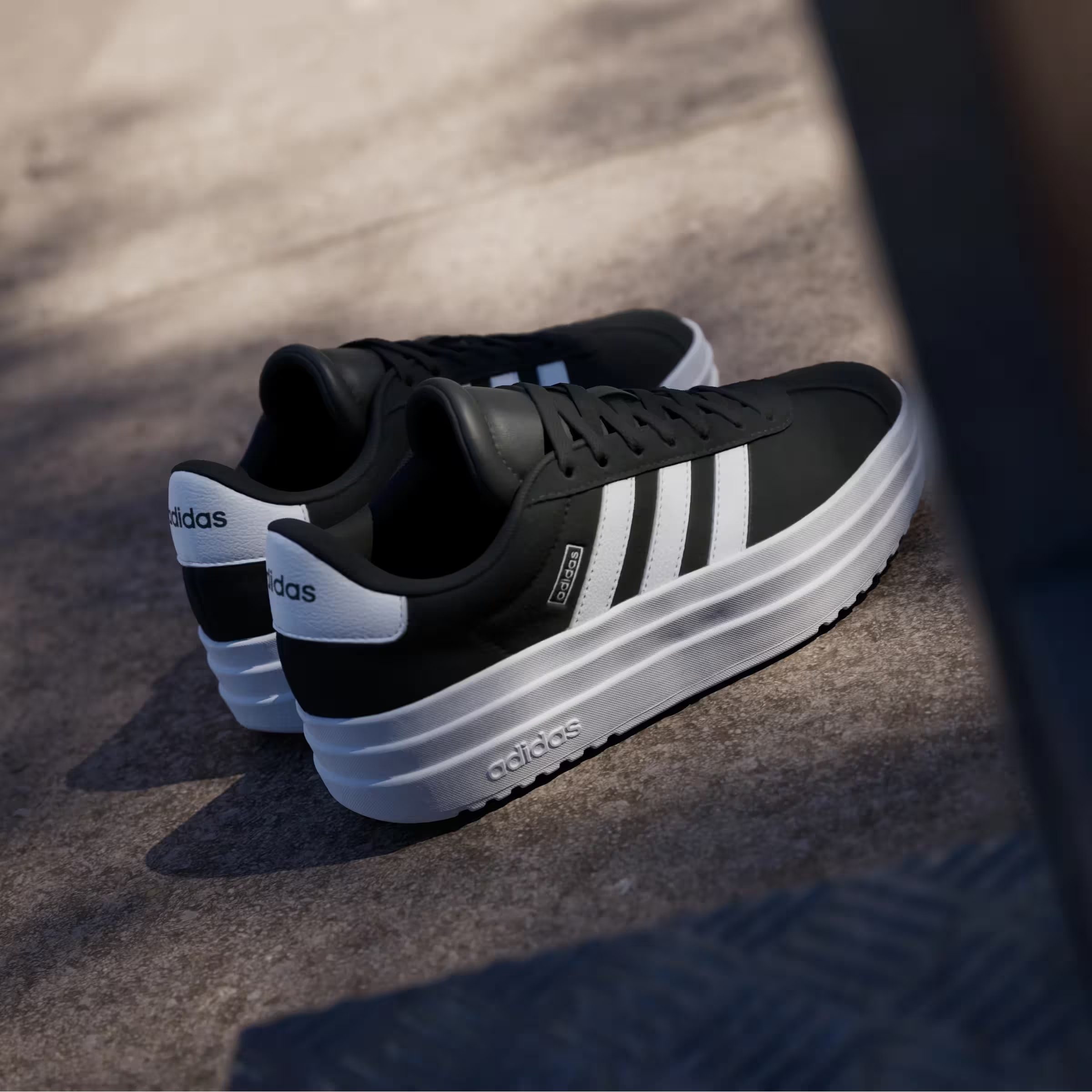 adidas Vl Court Bold Core Black Cloud White (GS)