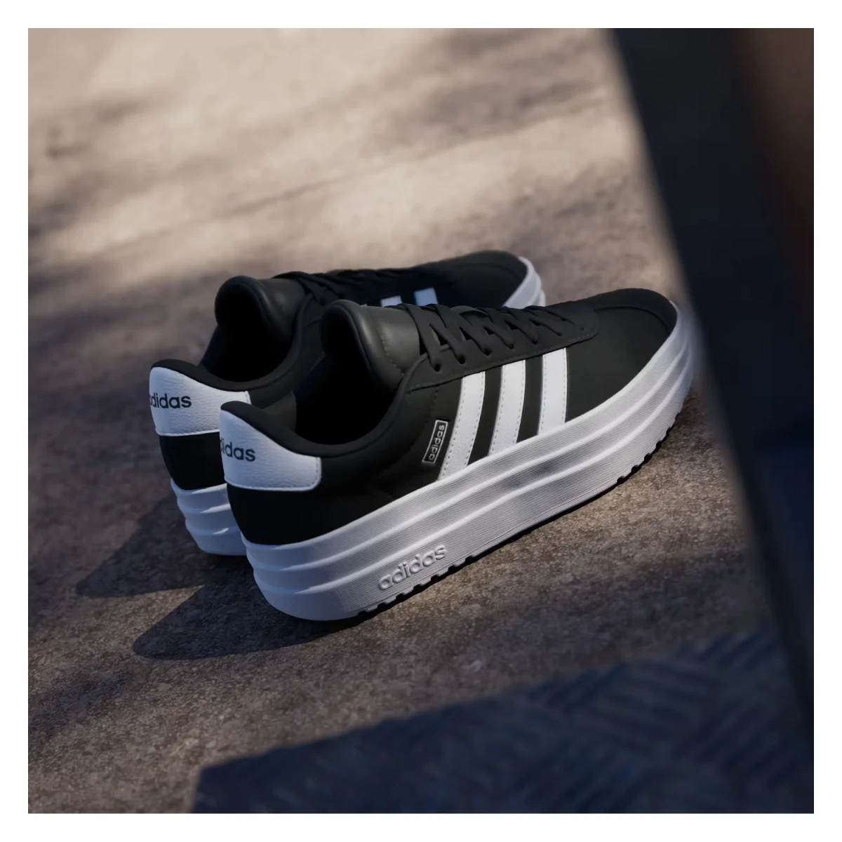 adidas Vl Court Bold Core Black Cloud White (GS)