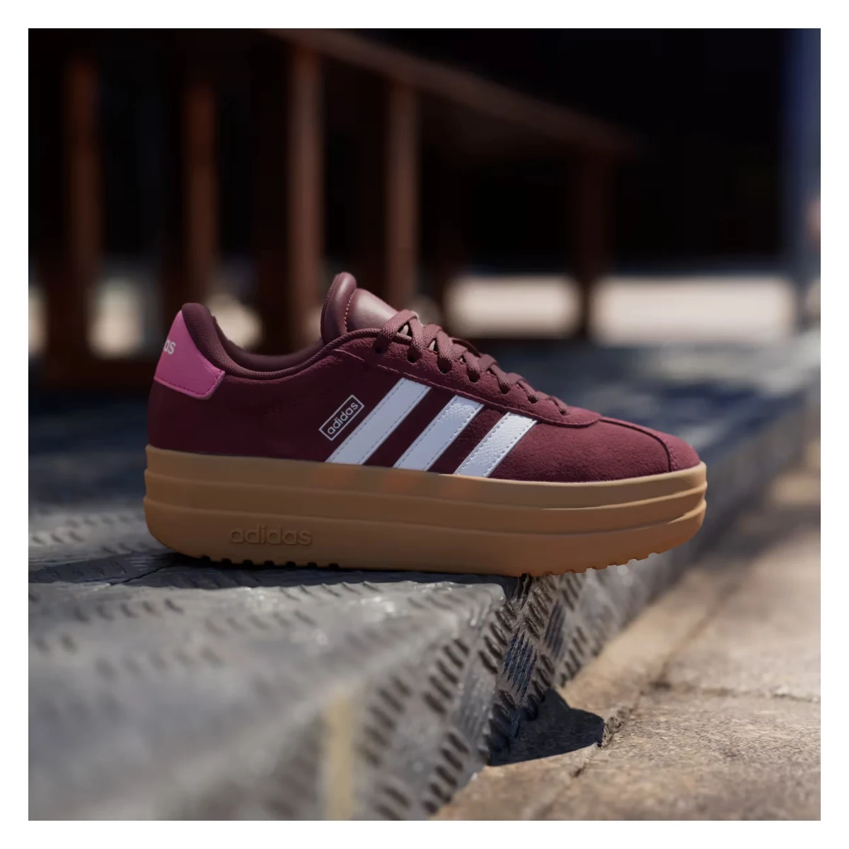 adidas VL Court Bold Shadow Red Cloud White Pink Fusion (GS)