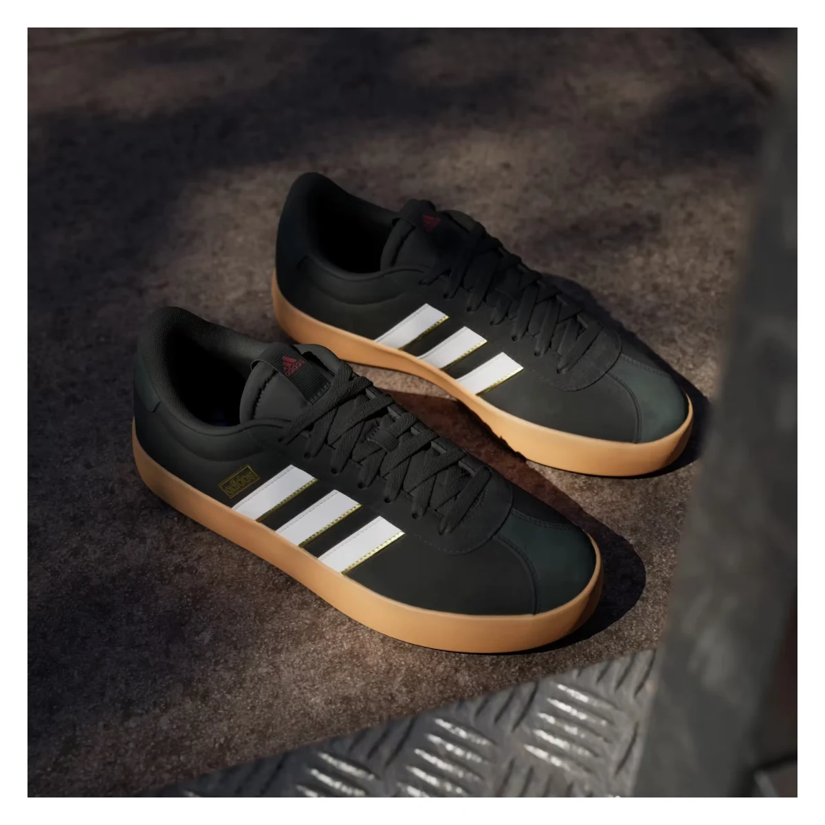 adidas Vl Court 3.0 Core Black Cloud White Team Victory Red
