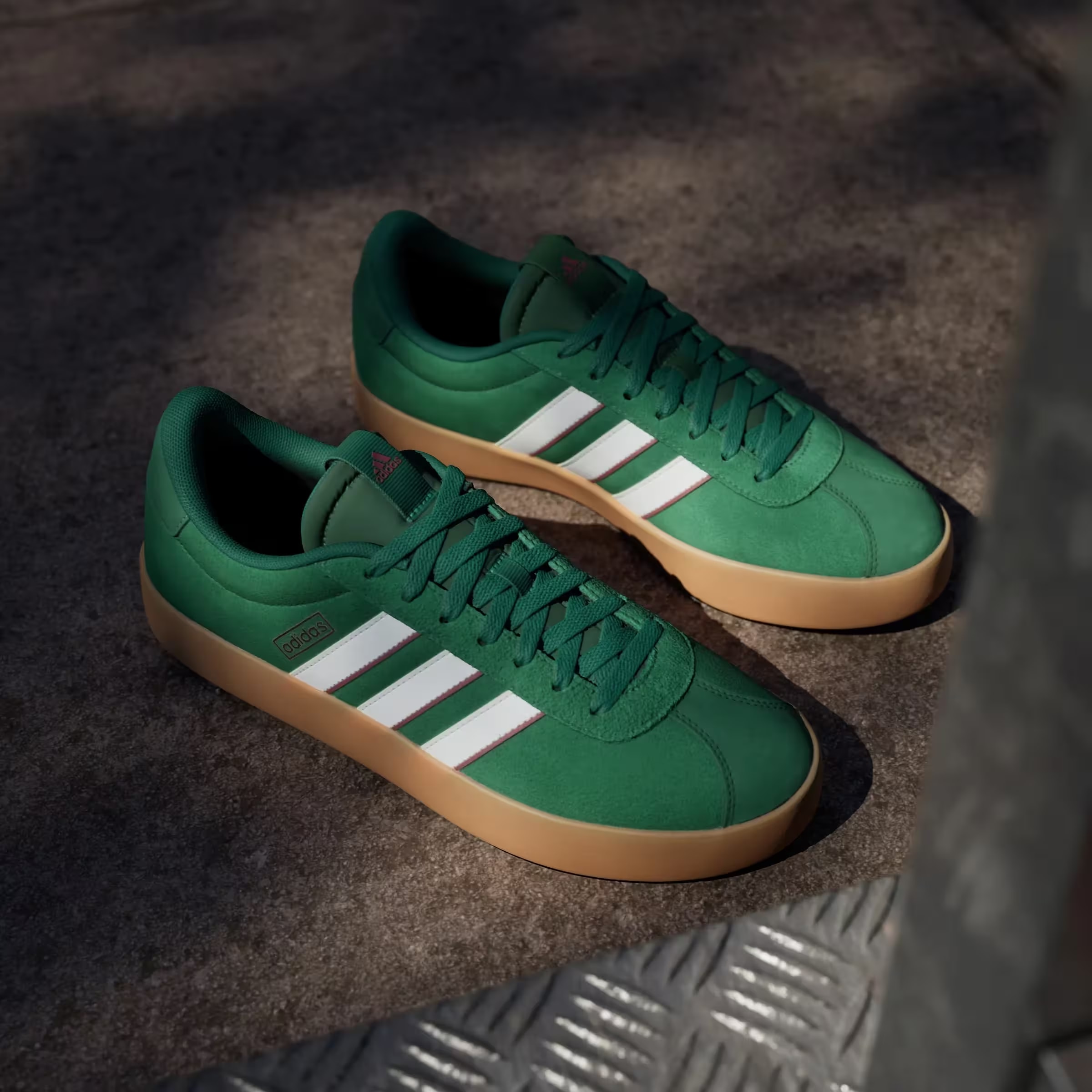 adidas VL Court 3.0 Dark Green Cloud White