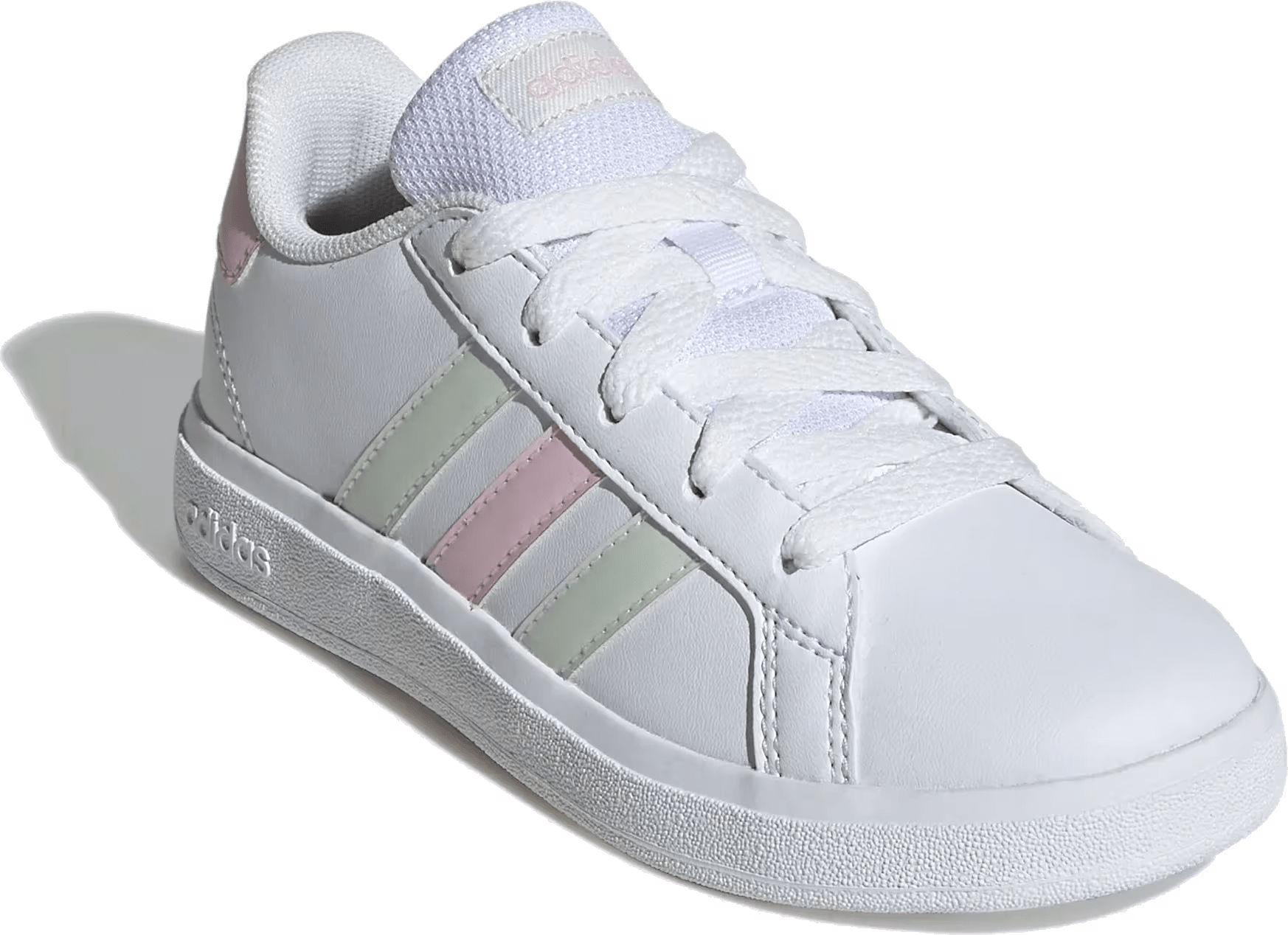 adidas Grand Court Cloud White Crystal Jade Clear Pink (GS)
