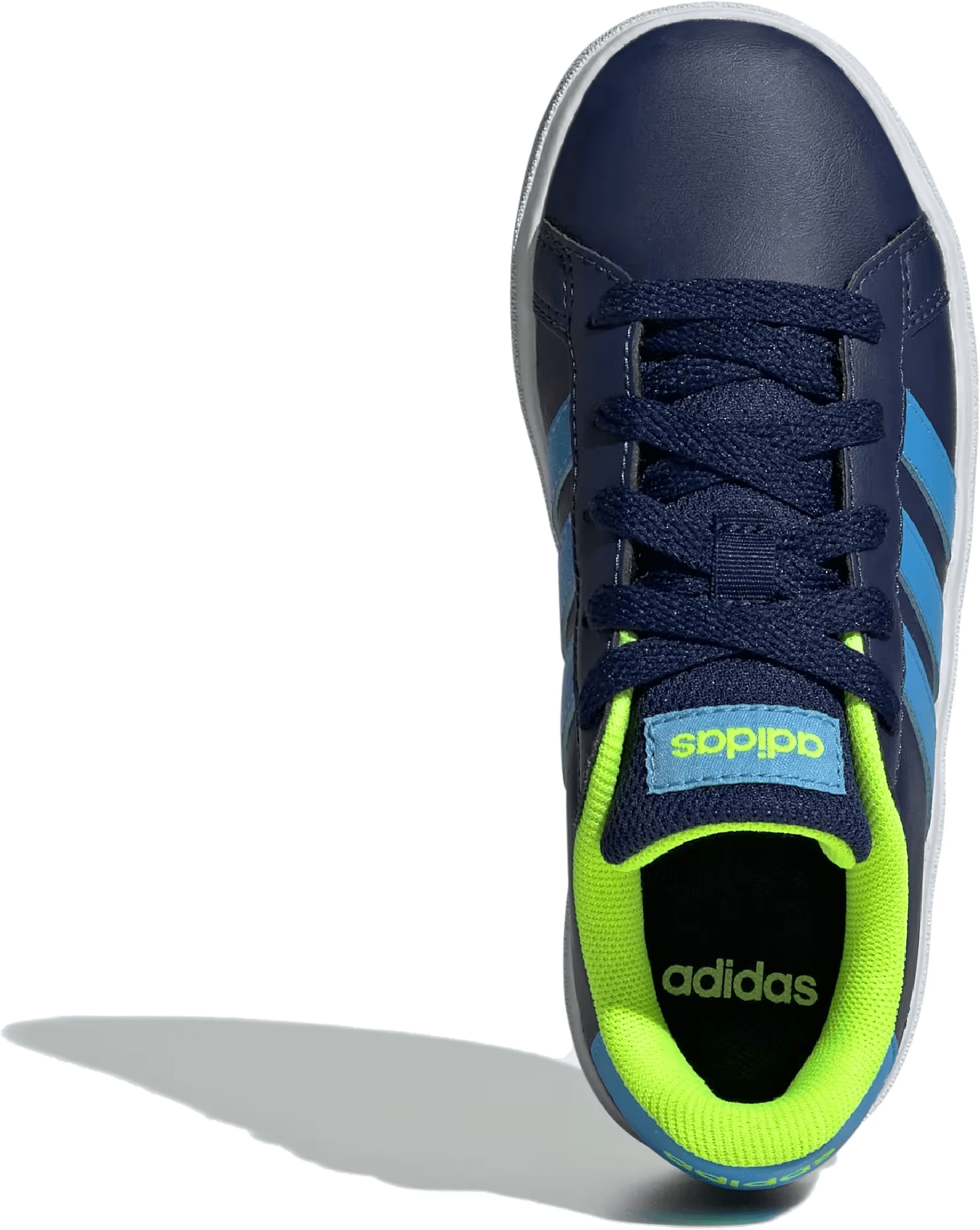 adidas Grand Court Lifestyle Dark Blue Lucid Lemon (GS)