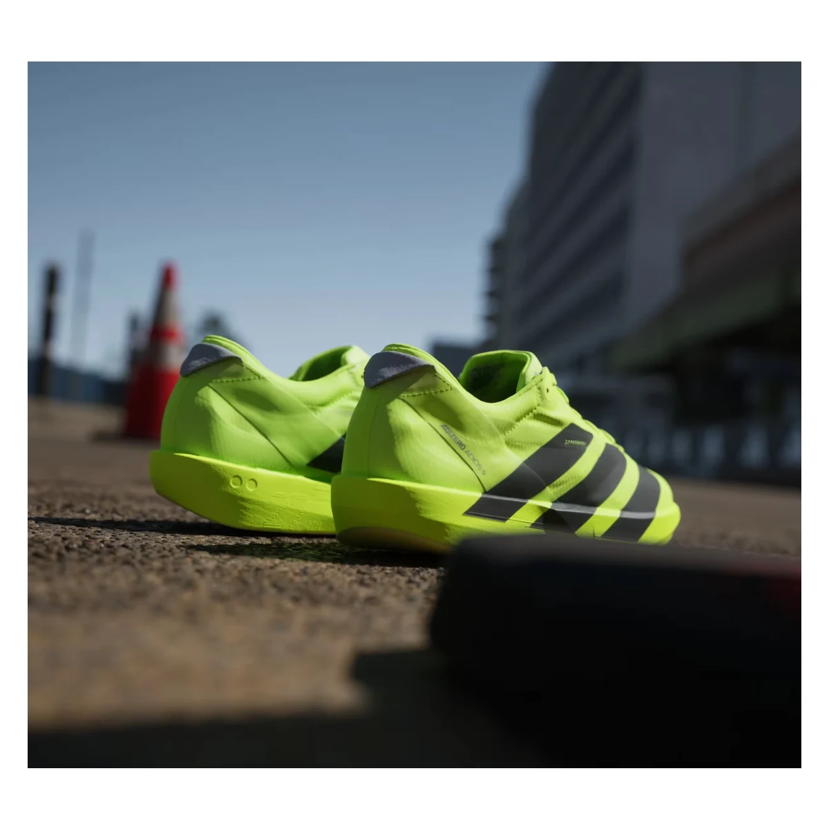 adidas Adizero Adios 9 Lucid Lemon Black