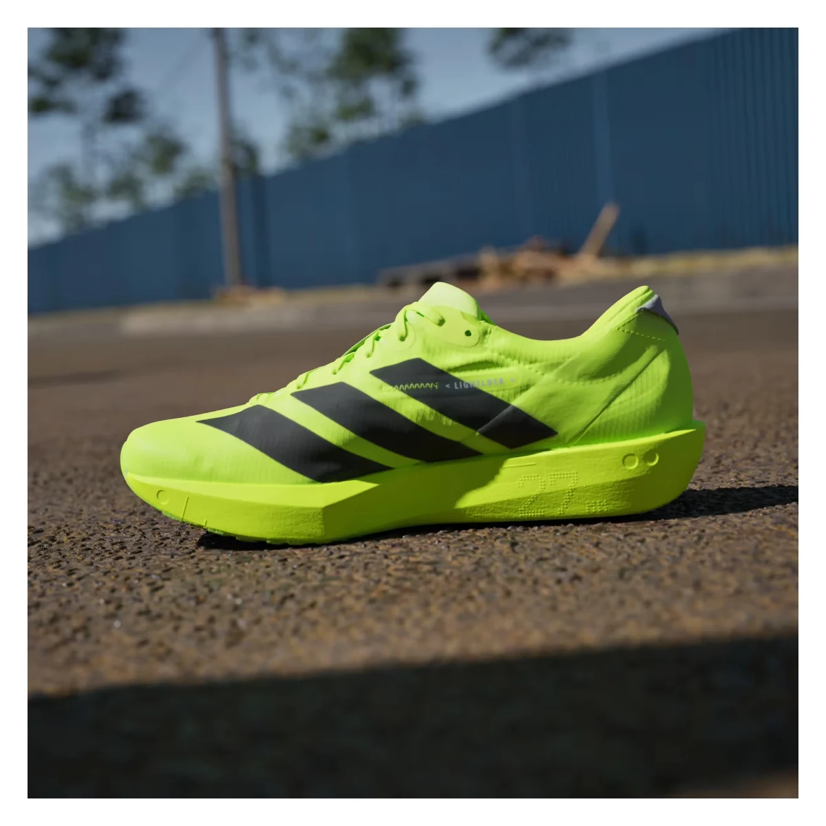adidas Adizero Adios 9 Lucid Lemon Core Black Halo Silver (Women's)