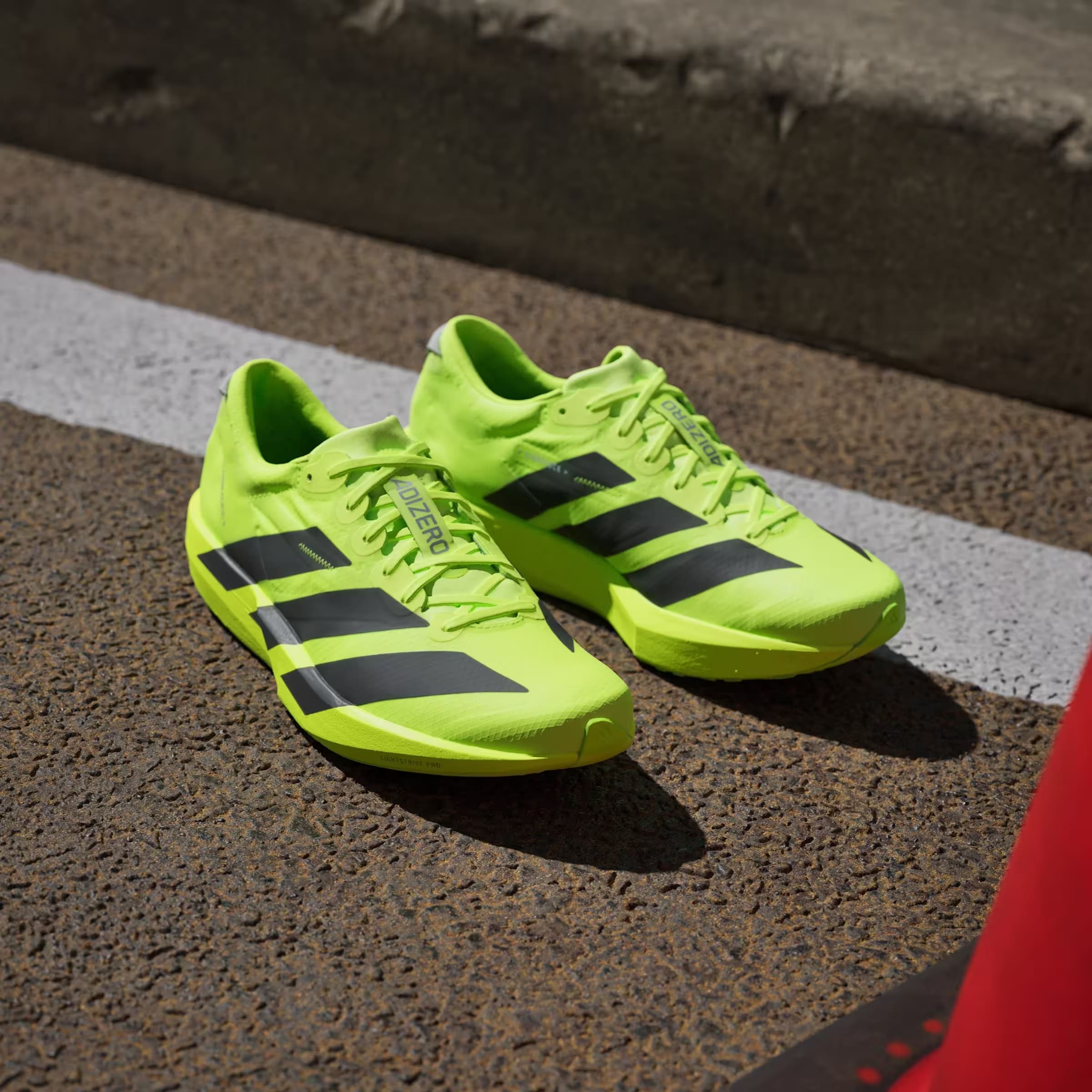 adidas Adizero Adios 9 Lucid Lemon Core Black Halo Silver (Women's)