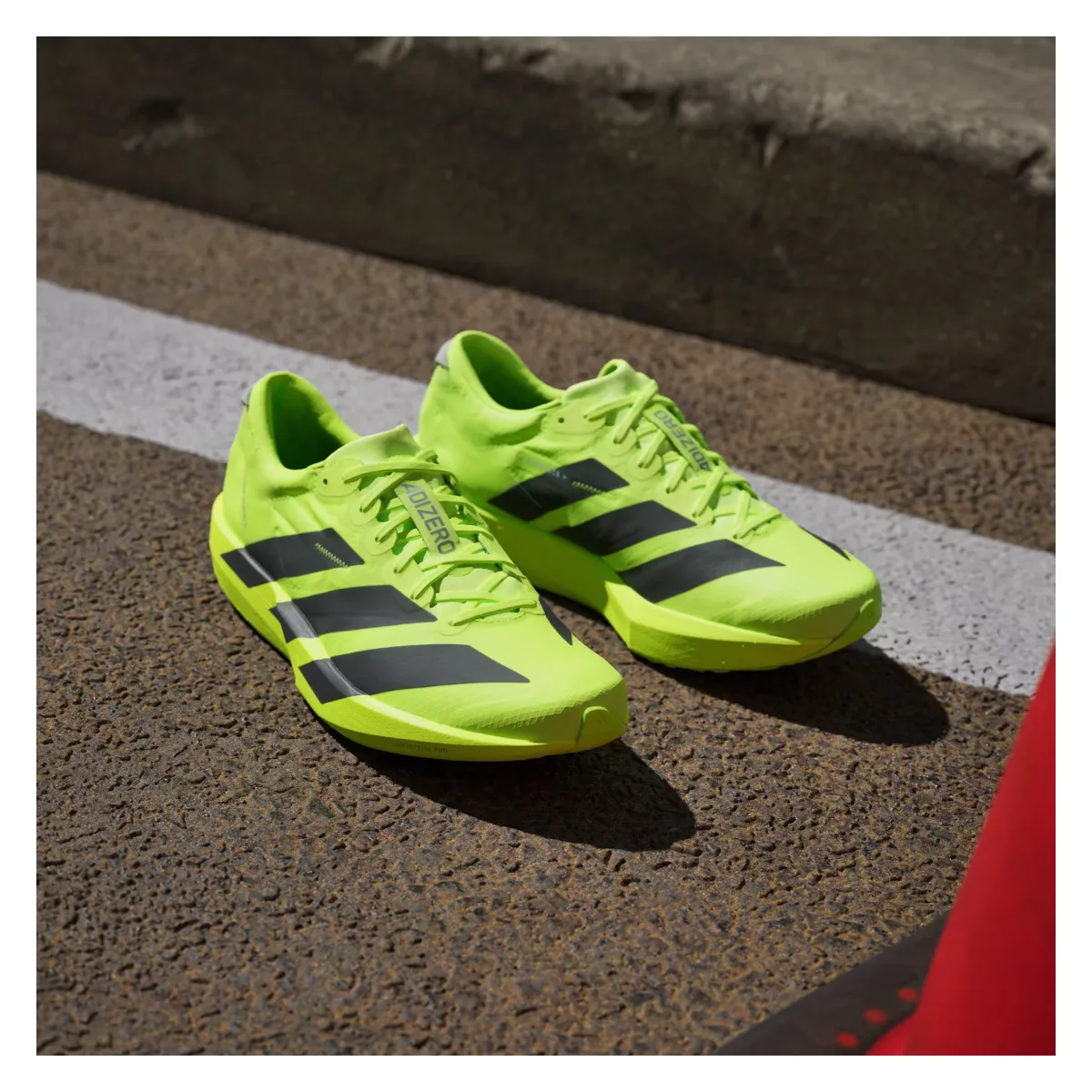 adidas Adizero Adios 9 Lucid Lemon Core Black Halo Silver (Women's)
