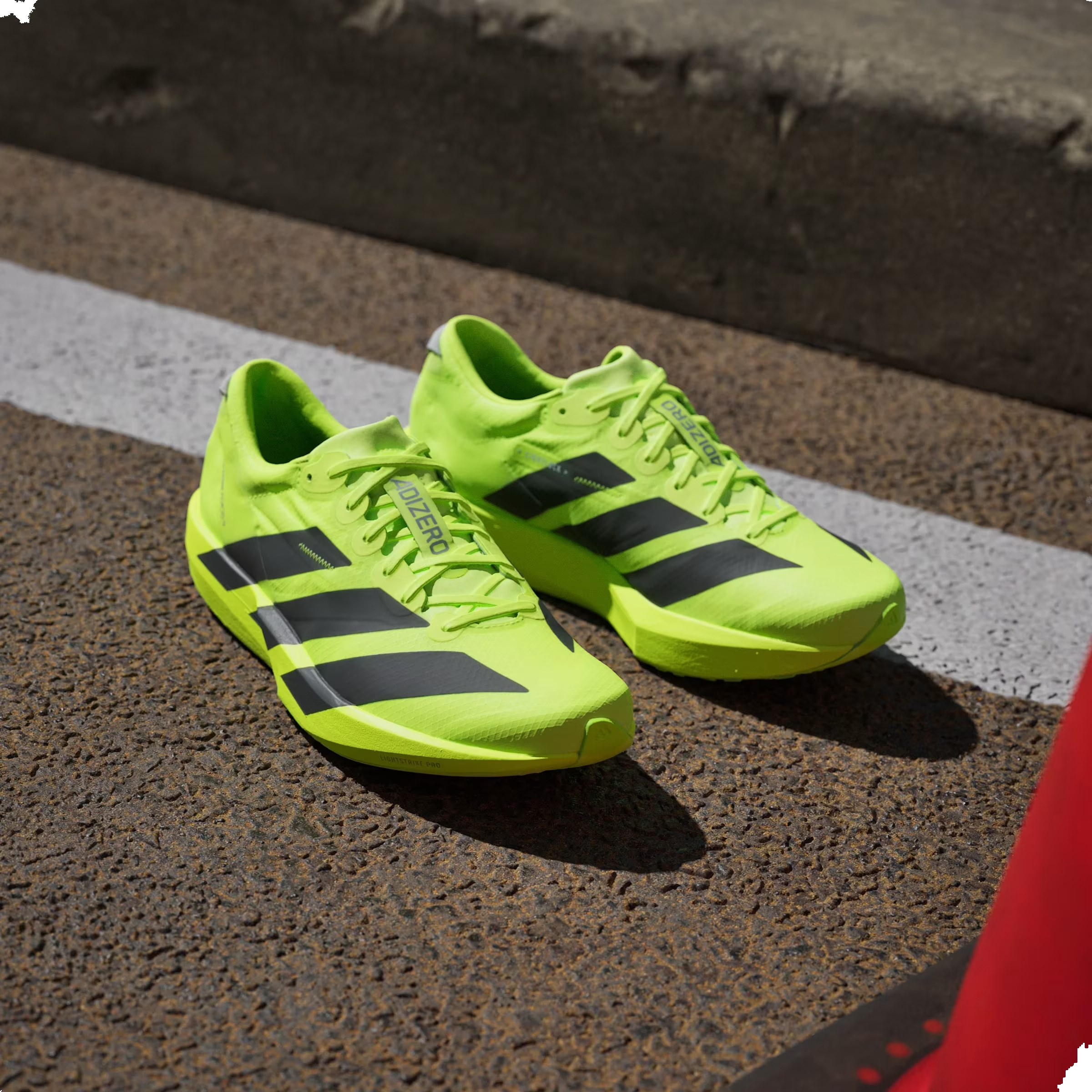 adidas Adizero Adios 9 Lucid Lemon Core Black Halo Silver (Women's)