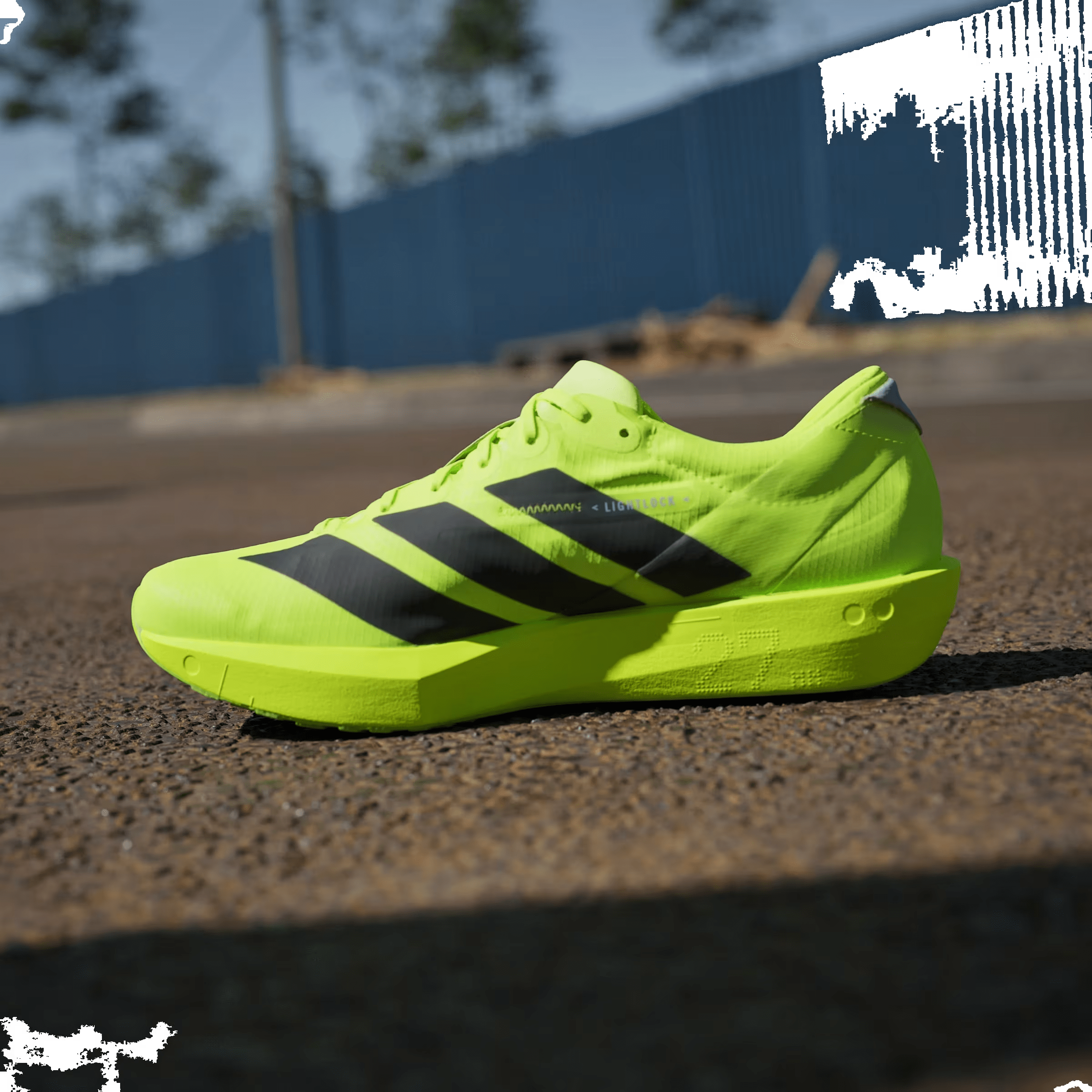 adidas Adizero Adios 9 Lucid Lemon Core Black Halo Silver (Women's)