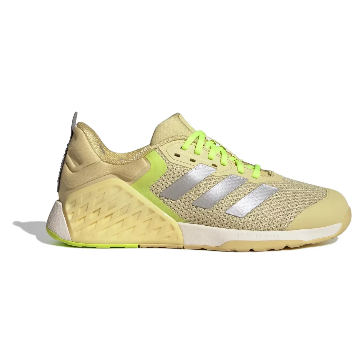 adidas Dropset 3 Strength Powder Yellow Matte Silver Lucid Lemon (Women's)