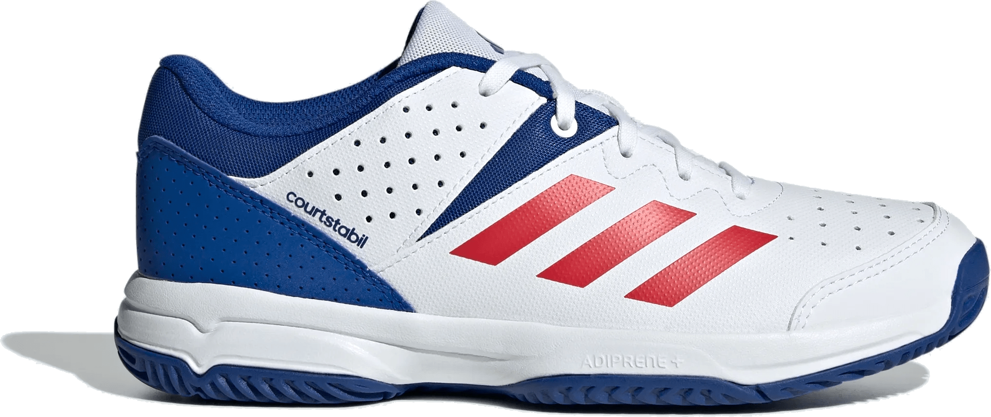adidas Court Stabil Cloud White Pure Ruby Royal Blue (GS)
