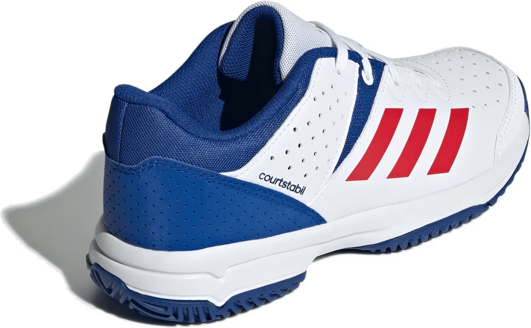 adidas Court Stabil Cloud White Pure Ruby Royal Blue (GS)
