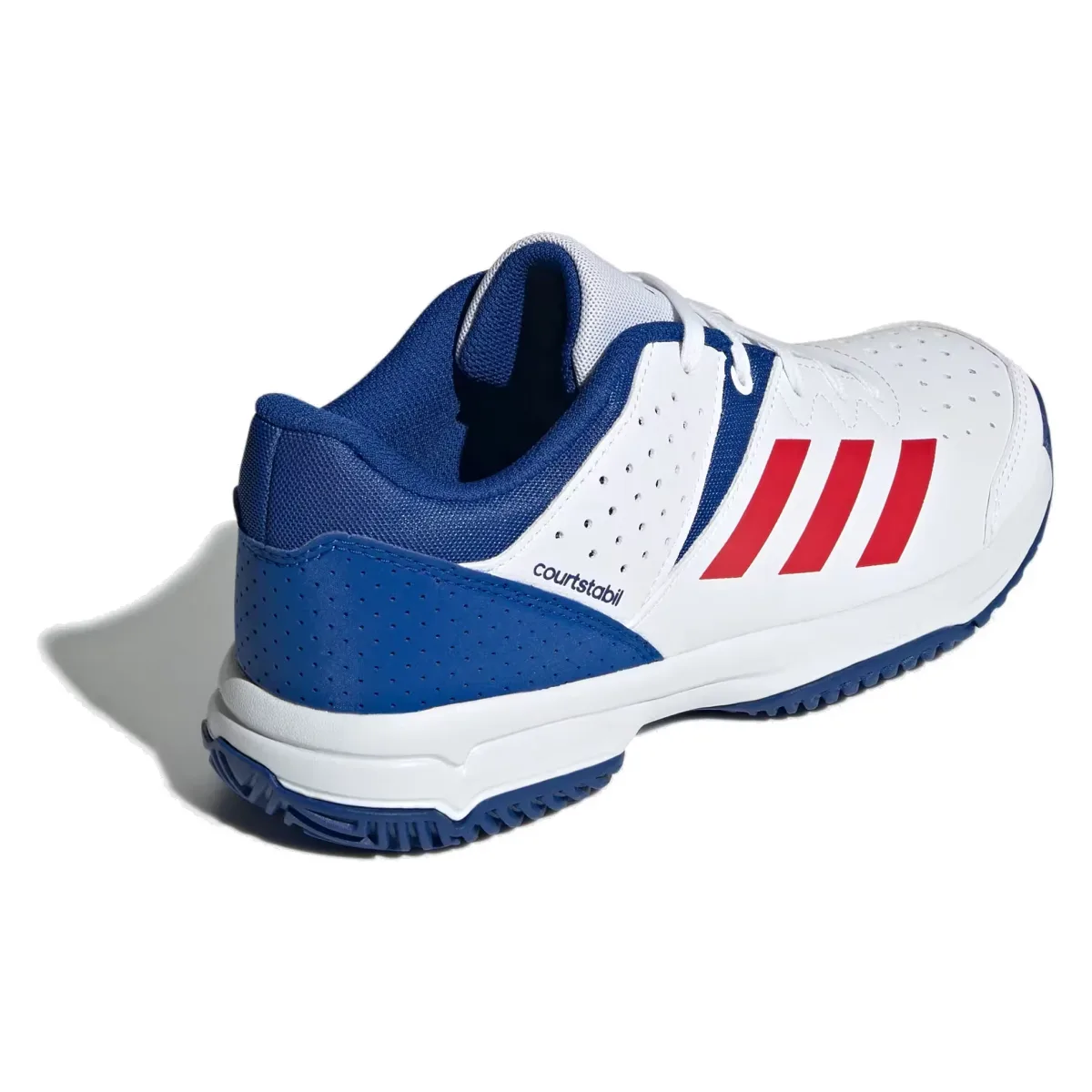 adidas Court Stabil Cloud White Pure Ruby Royal Blue (GS)