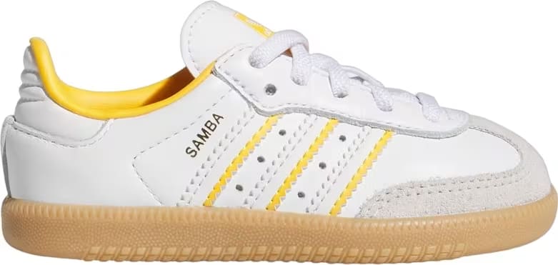 adidas Samba OG Crystal White Cloud White Crew Yellow (TD)