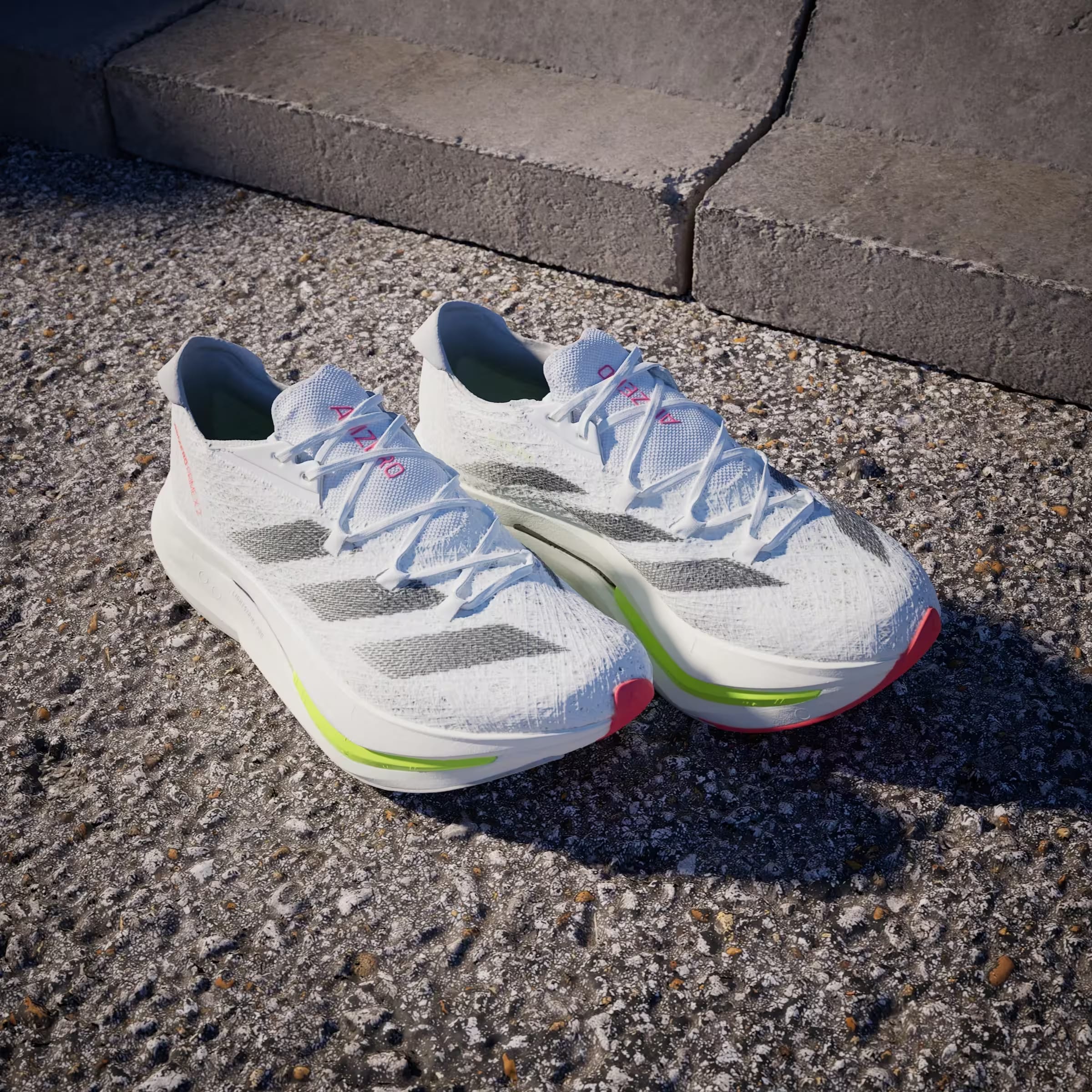 adidas Adizero Prime X 2.0 Strung White Black Lucid Red