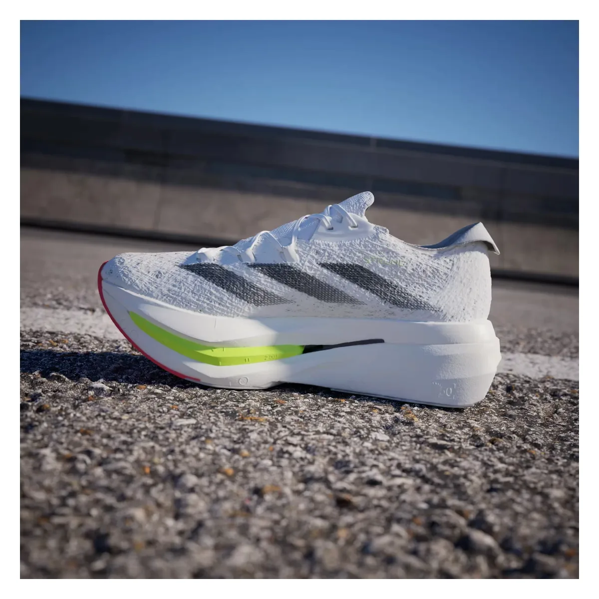 adidas Adizero Prime X 2.0 Strung White Black Lucid Red