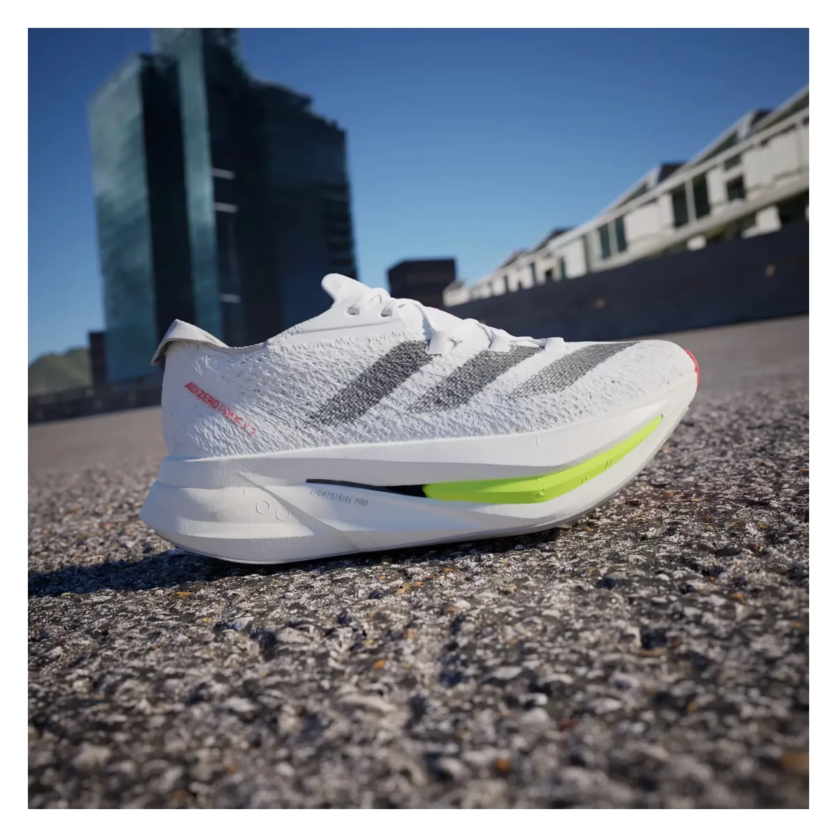 adidas Adizero Prime X 2.0 Strung White Black Lucid Red