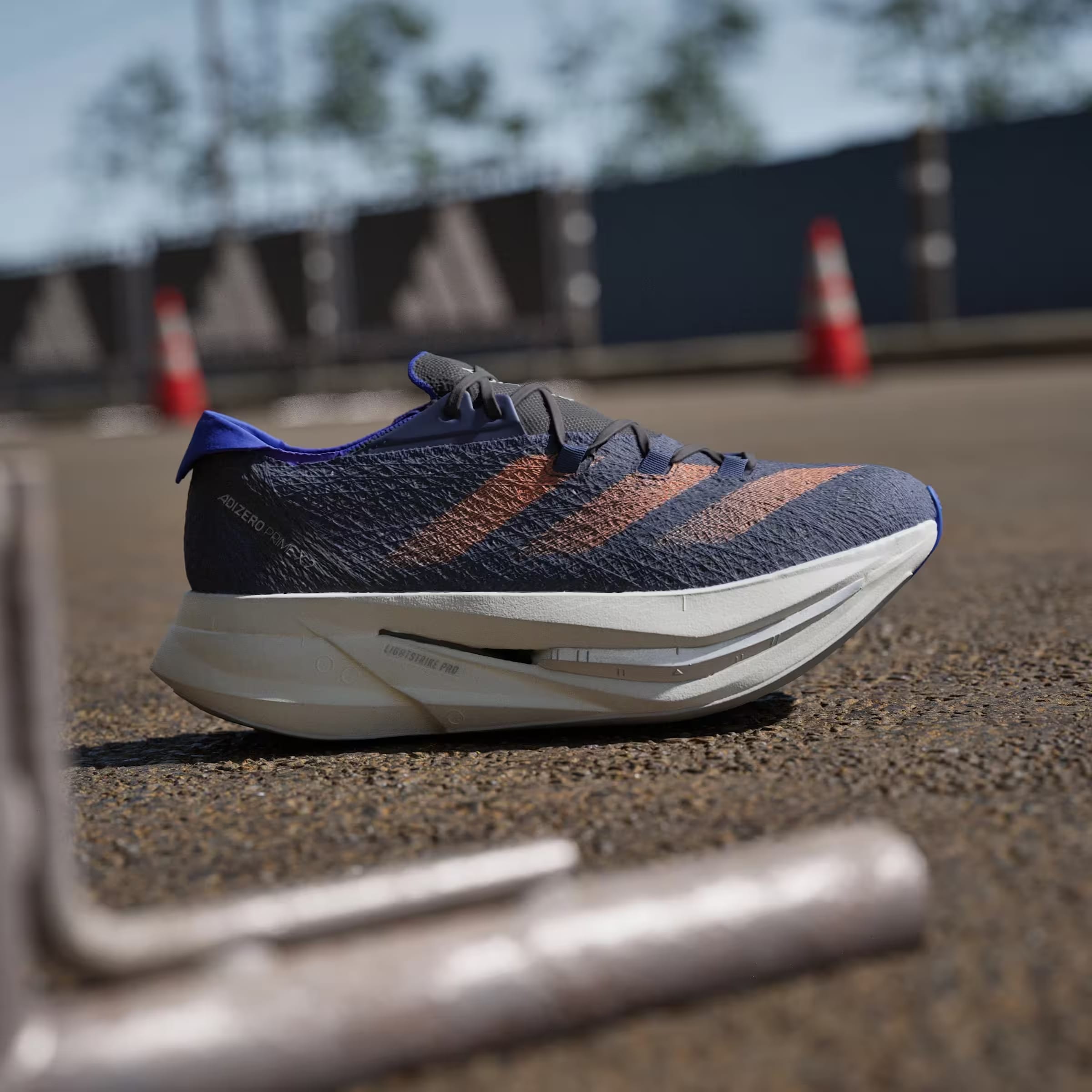 adidas Adizero Prime X 2.0 Strung Dark Blue Impact Orange Lucid Blue