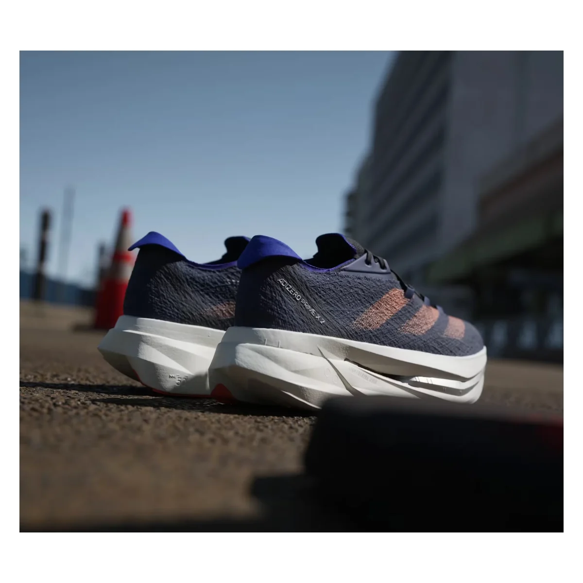 adidas Adizero Prime X 2.0 Strung Dark Blue Impact Orange Lucid Blue