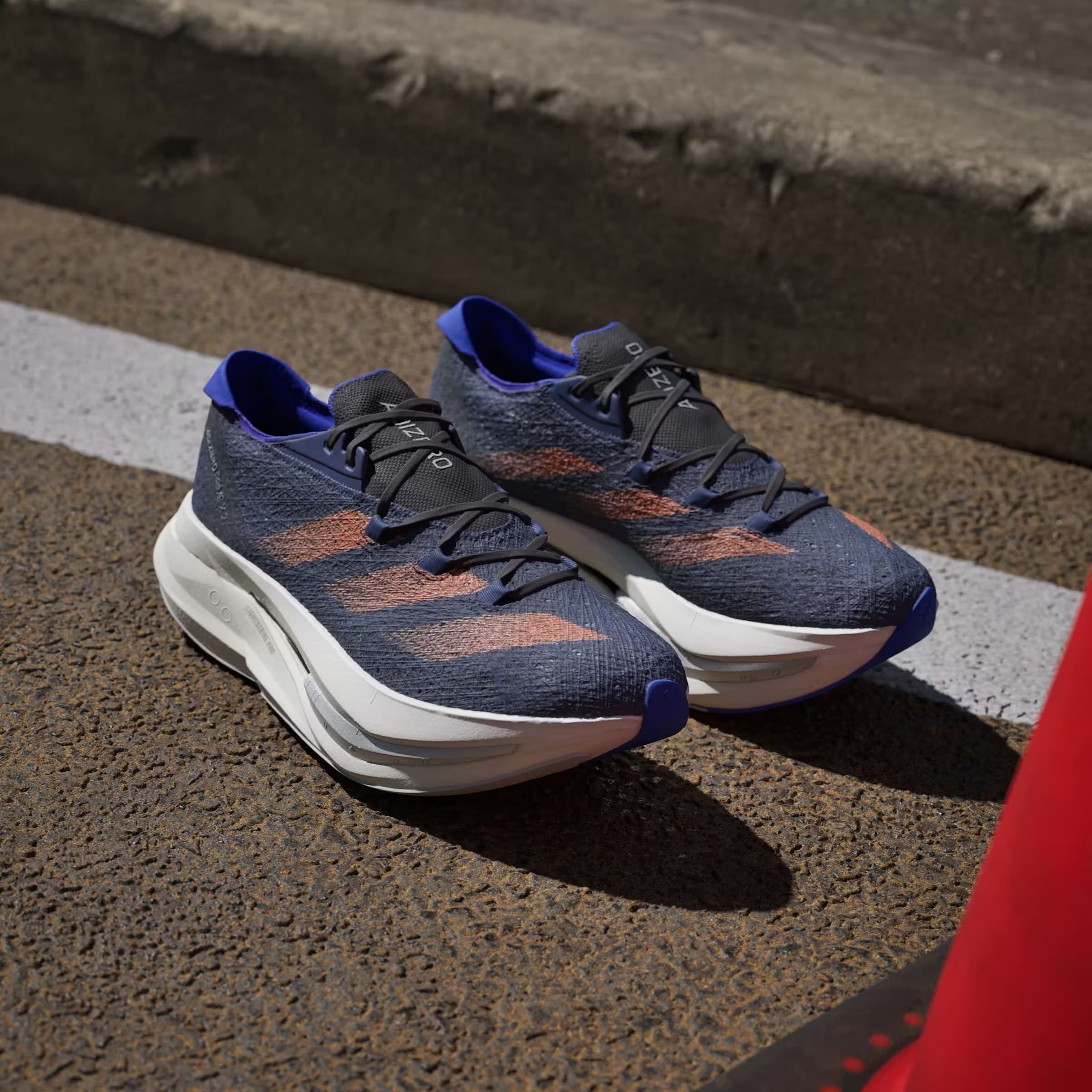 adidas Adizero Prime X 2.0 Strung Dark Blue Impact Orange Lucid Blue