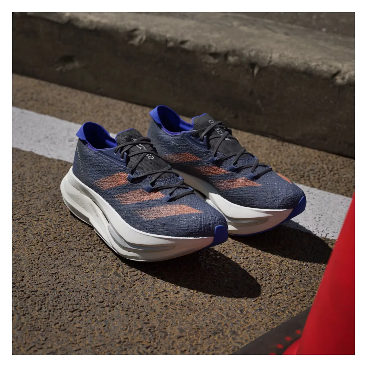 adidas Adizero Prime X 2.0 Strung Dark Blue Impact Orange Lucid Blue