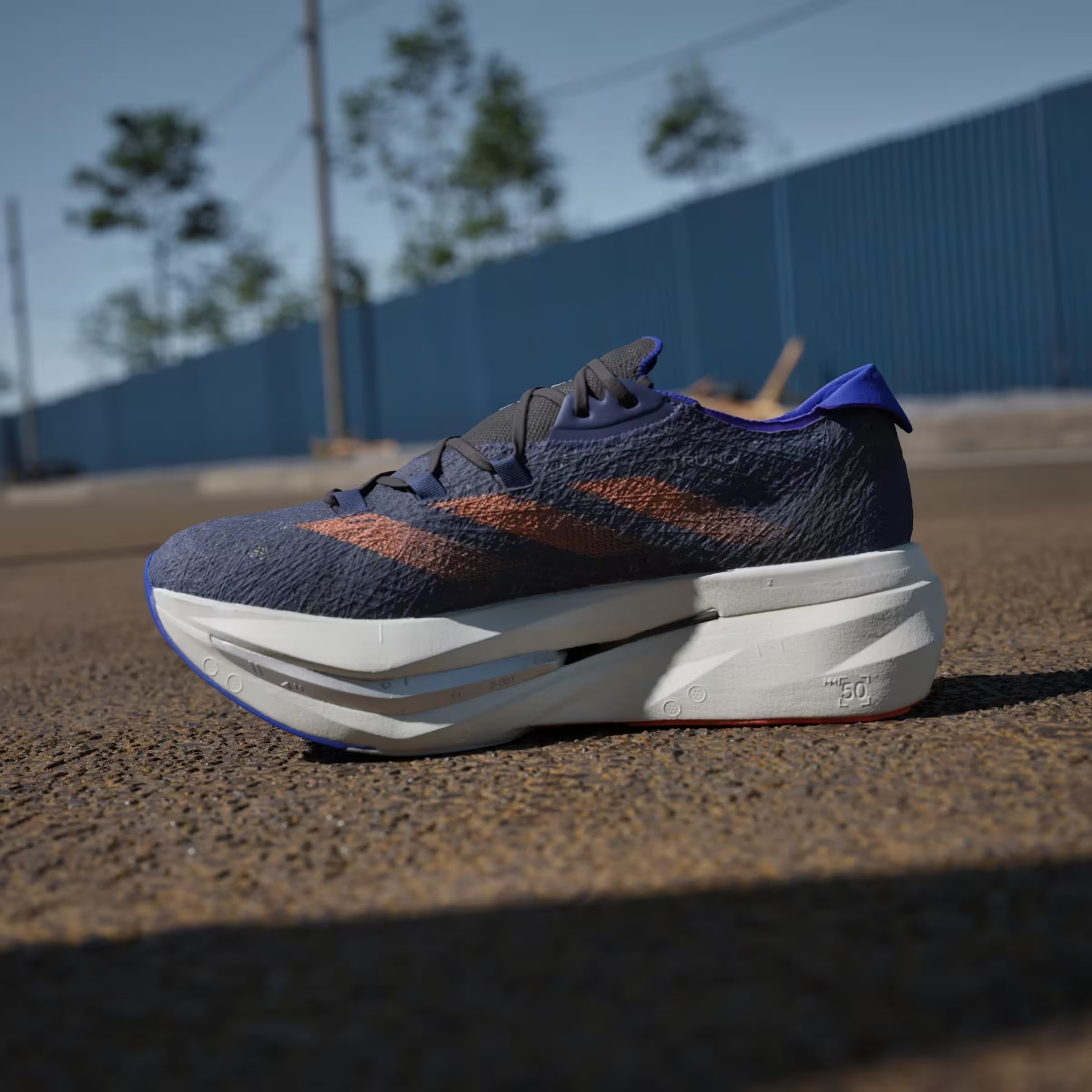 adidas Adizero Prime X 2.0 Strung Dark Blue Impact Orange Lucid Blue