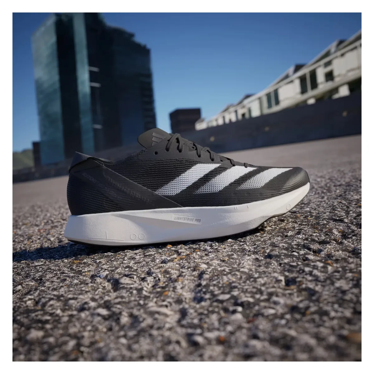 adidas Adizero Takumi Sen 10 Core Black Cloud White Grey Five