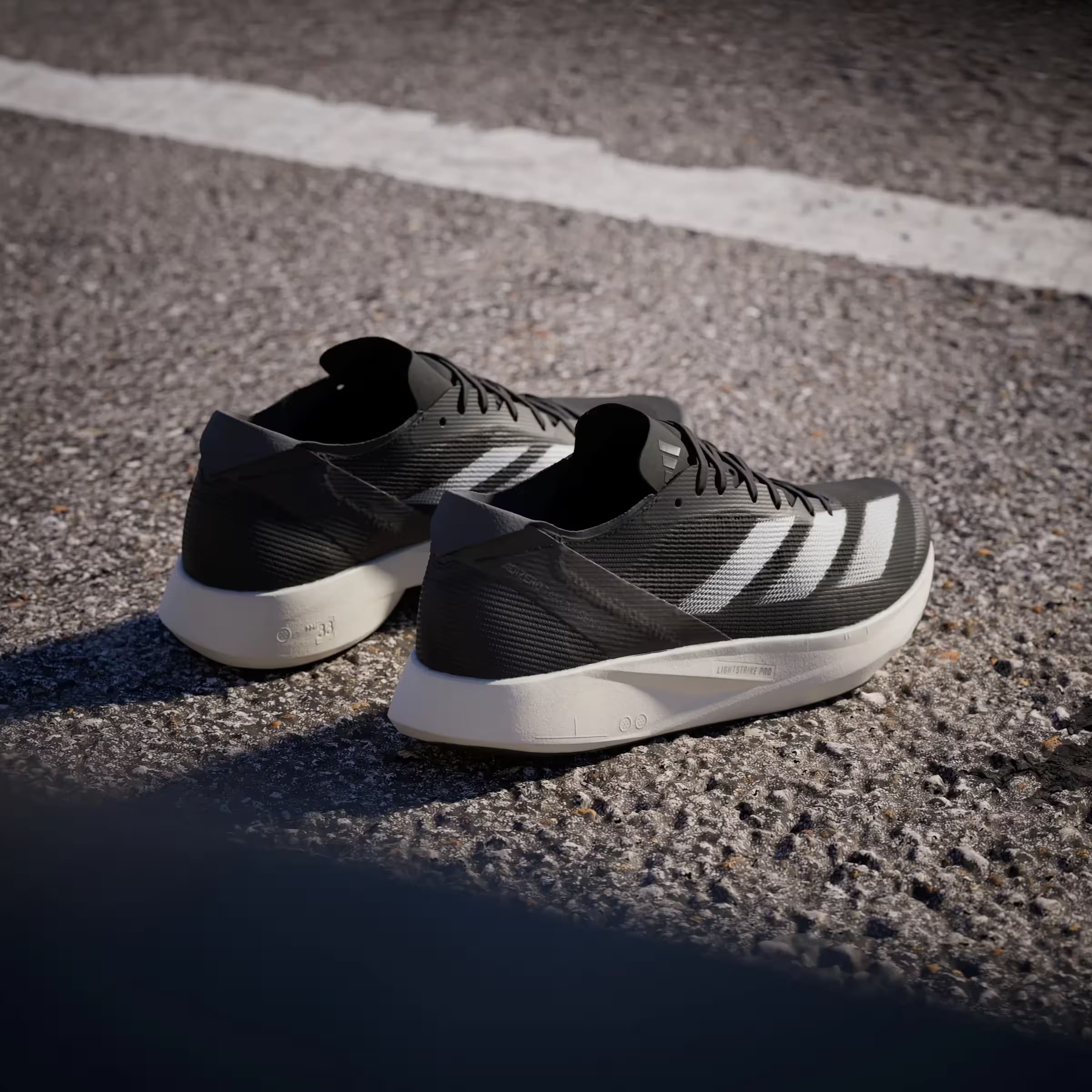 adidas Adizero Takumi Sen 10 Core Black Cloud White Grey Five